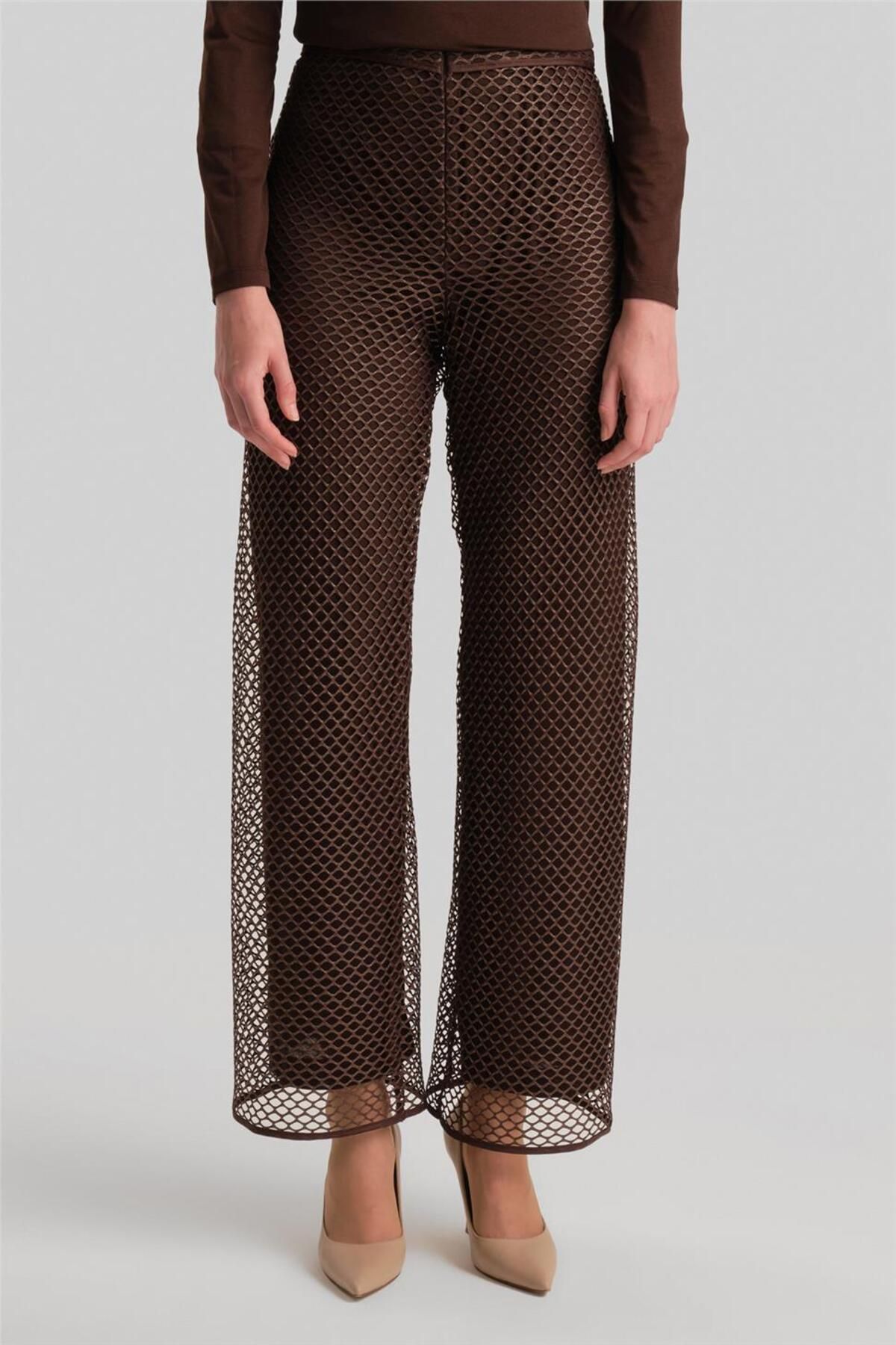 Armine-3 Piece Glitter Mesh Set - 24Y6832 Brown 7