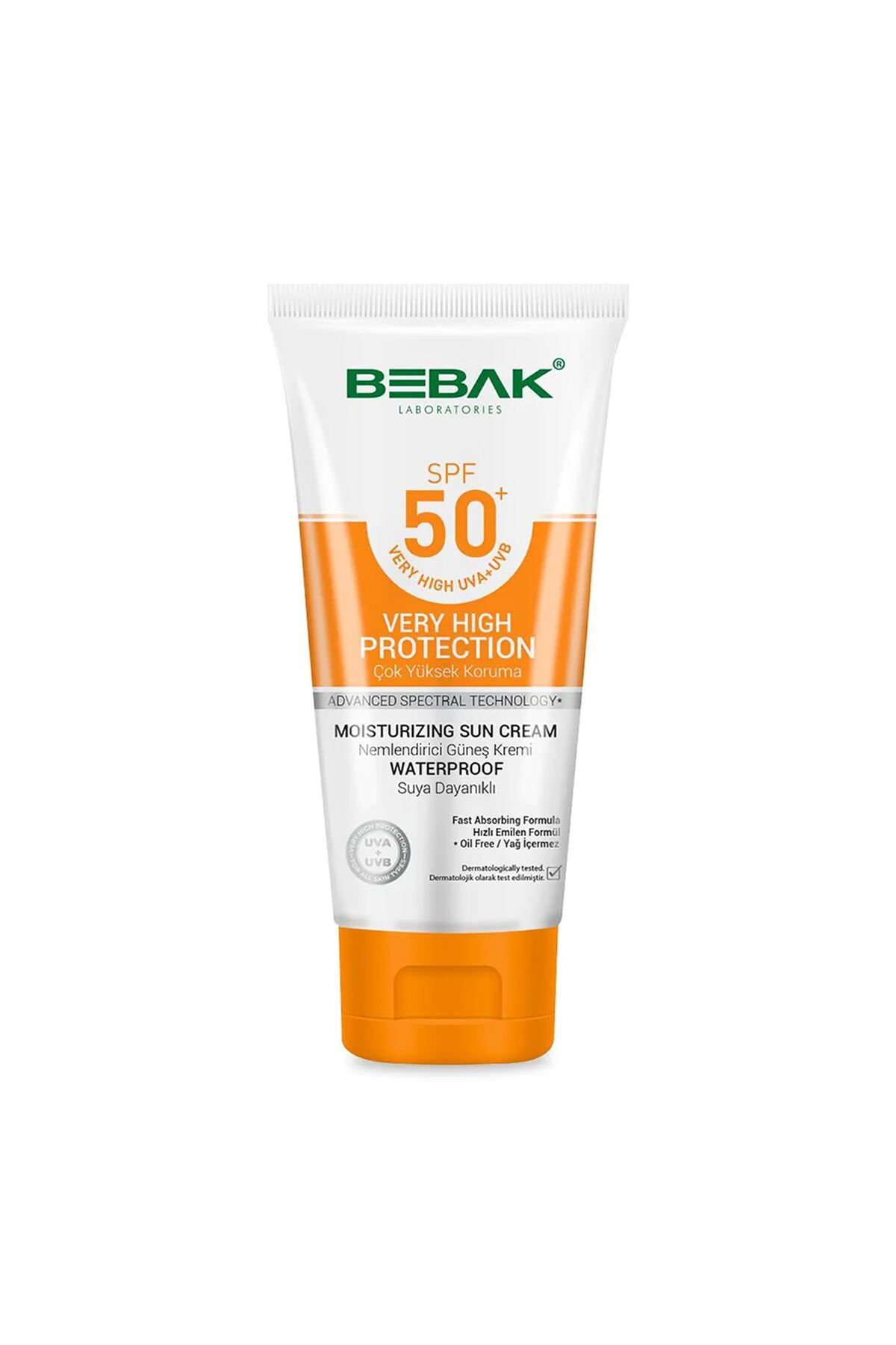 Bebak Nemlendirici Güneş Kremi 50 Spf 75 ml Tüp