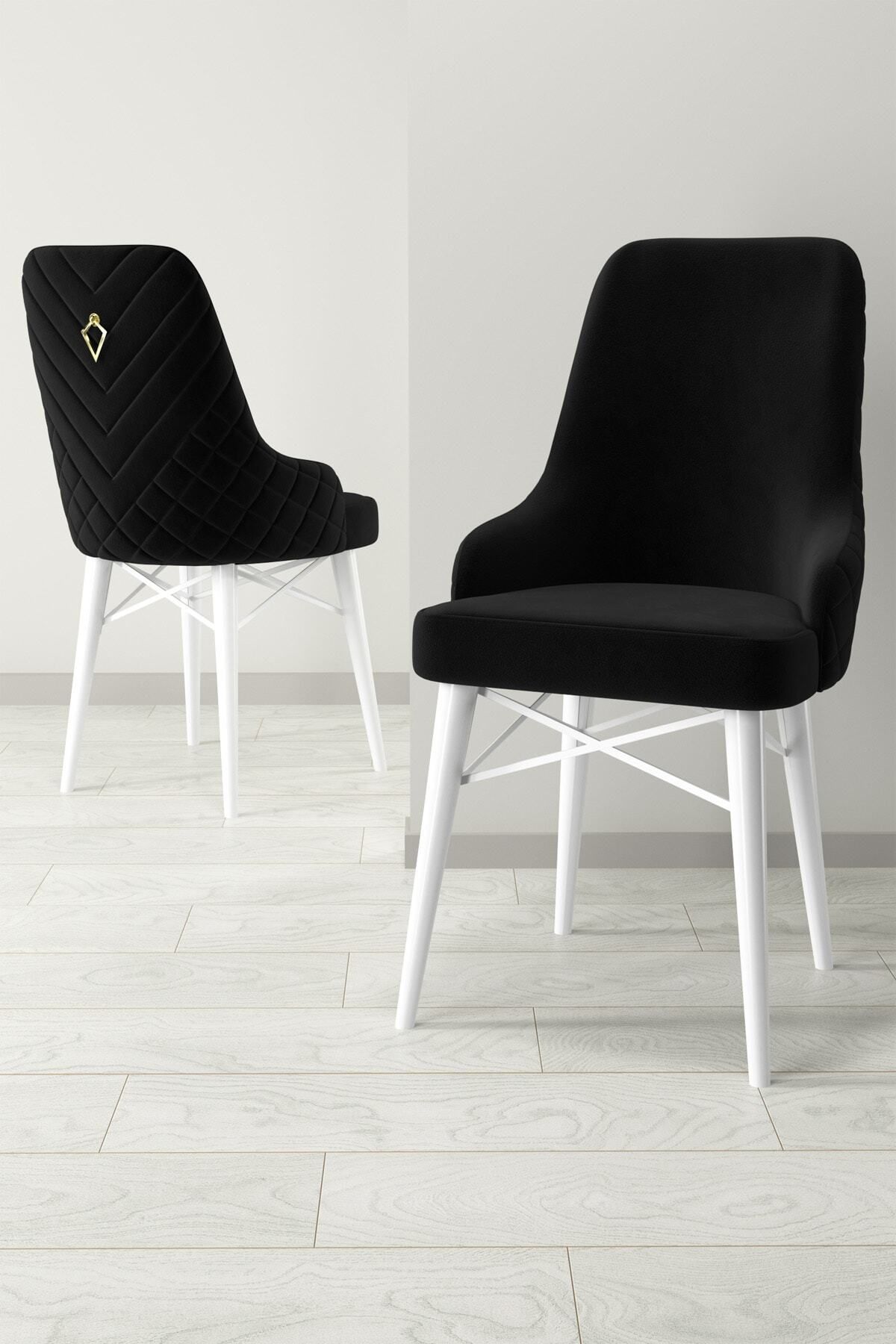 Laura Beyaz Mermer Desen 80x132 Mdf Açılabilir Mutfak Masası Takımı 4 Adet Sandalye-3
