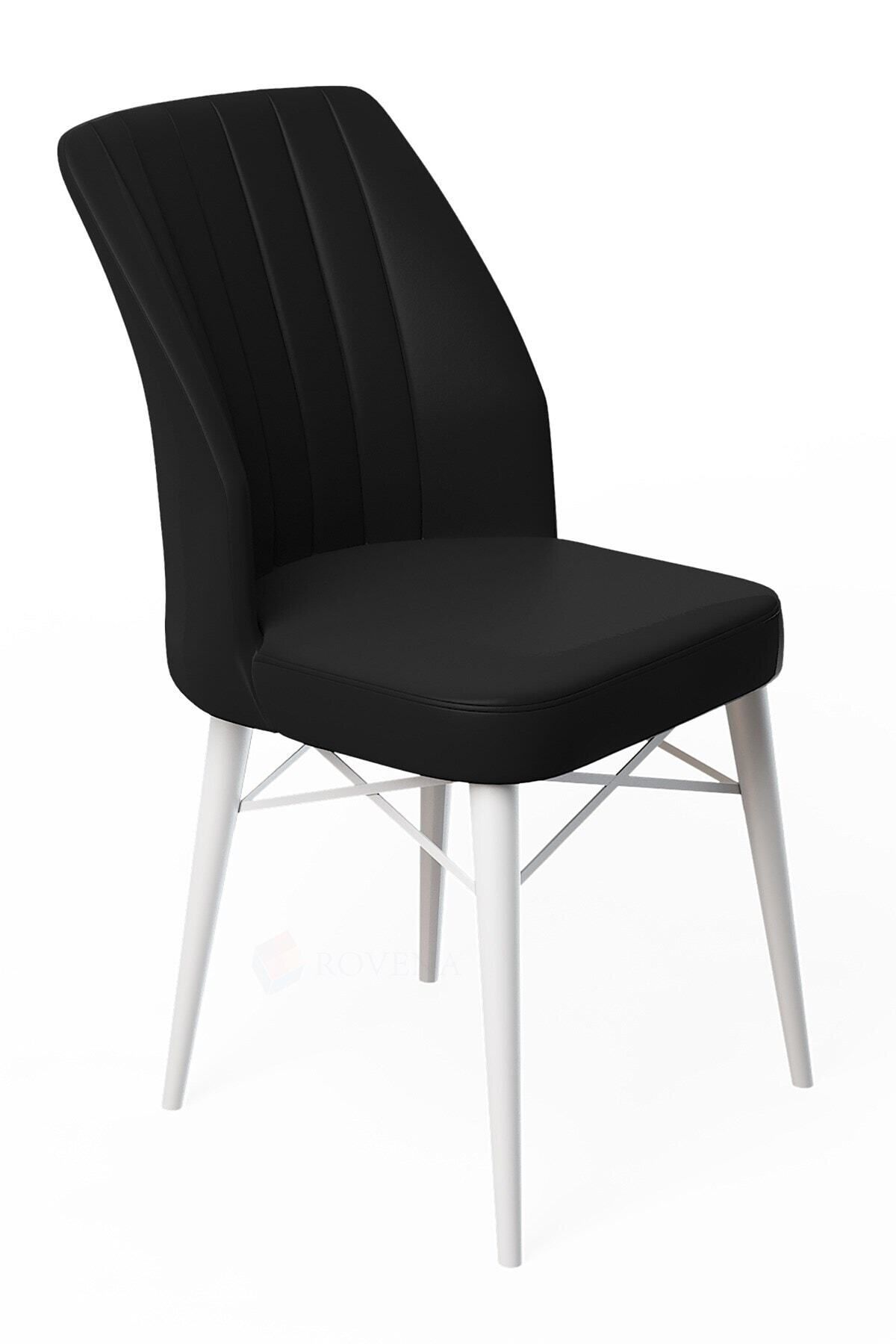 Rima Beyaz 70x110 Mdf Sabit Yemek Masası Takımı 2 Adet Sandalye-3
