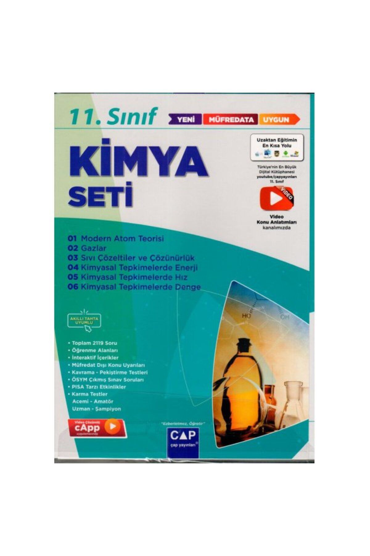 Çap Yayınları Çap 11. Sınıf Kimya Anadolu Seti Parlayan Proje Ayraç Hediye