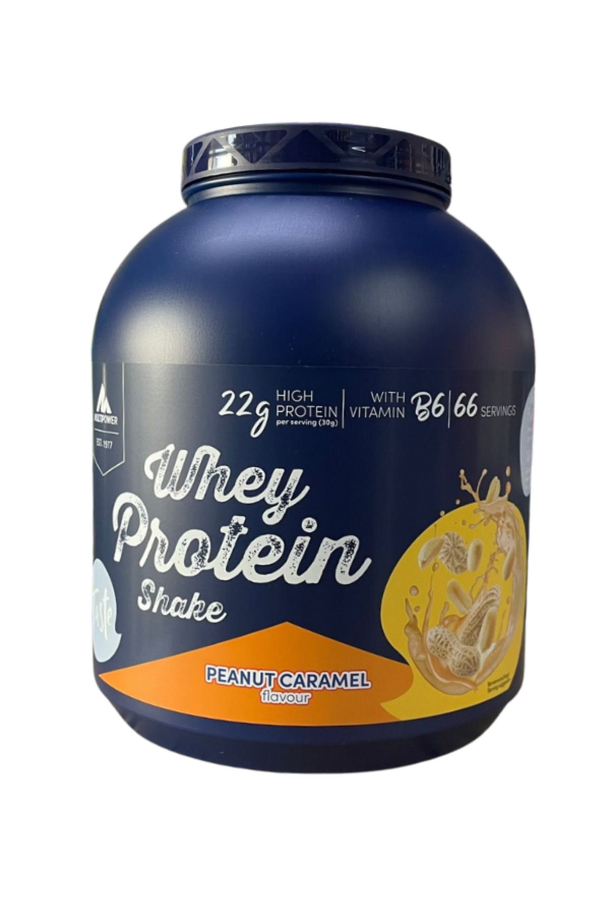 Multipower Whey Protein 2000GR Yer Fıstıklı Karamelli 66 Servis