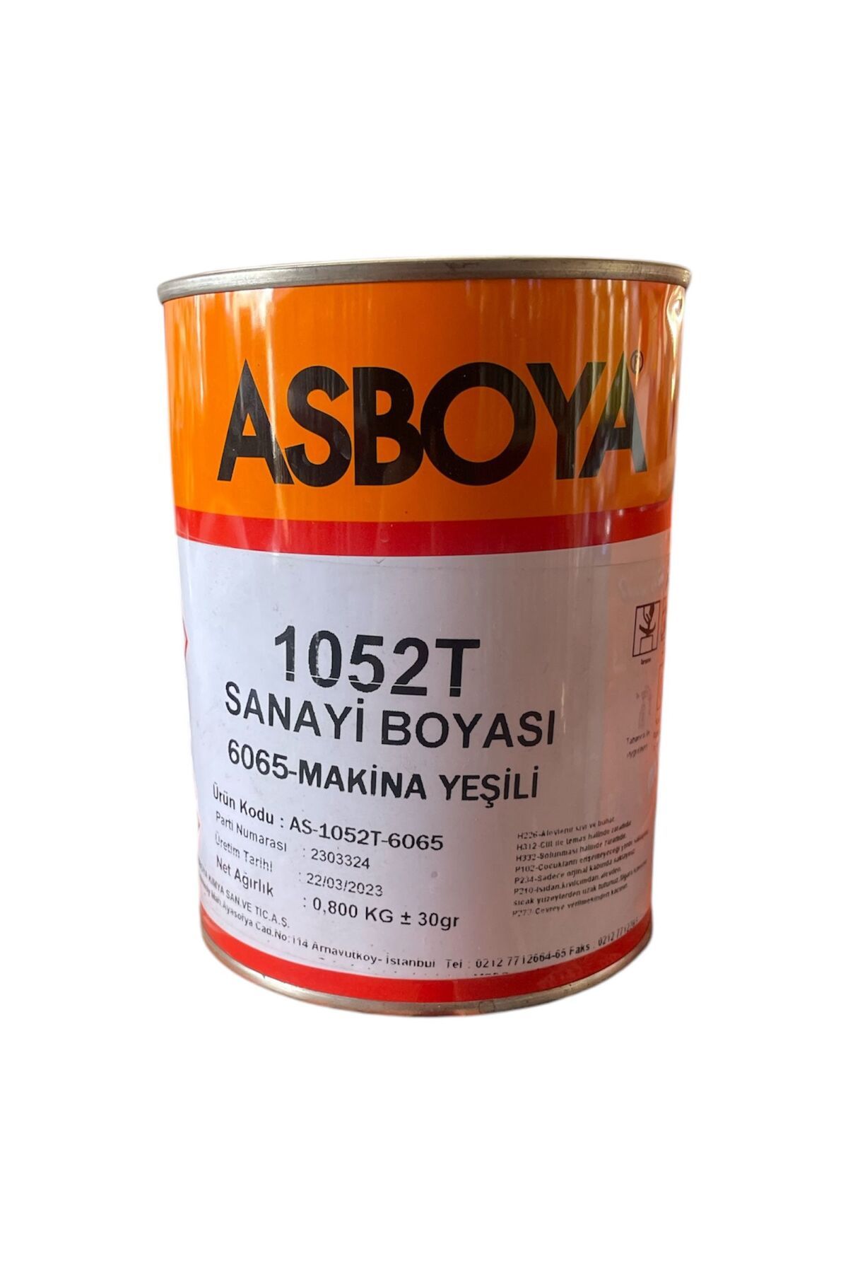 AS BOYA SANAYİ BOYASI MAKİNA YEŞİLİ