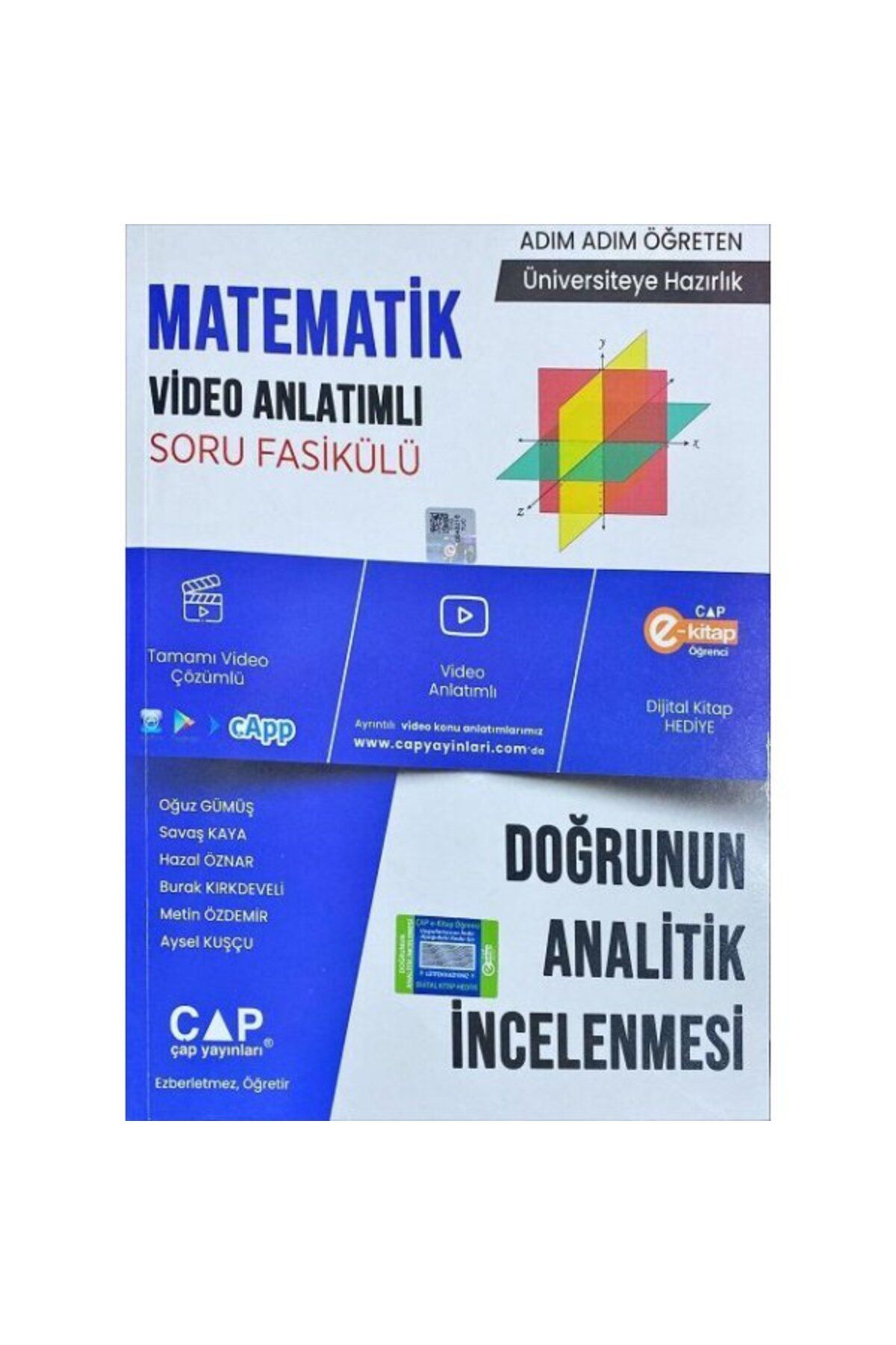 Çap Yayınları Çap Doğrunun Analitik İncelenmesi Parlayan Proje Ayraç Hediye