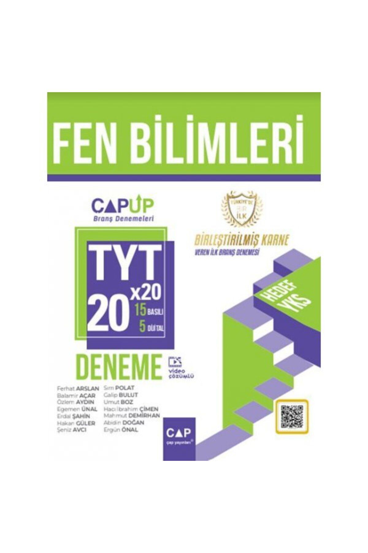 Parlayan Projeler Çap TYT Fen Bilimleri 20 x 20 Up Deneme Parlayan Proje Ayraç Hediye