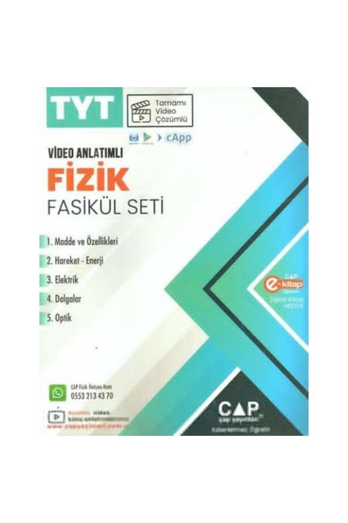 Parlayan Projeler Çap TYT Fizik Seti Parlayan Proje Ayraç Hediye