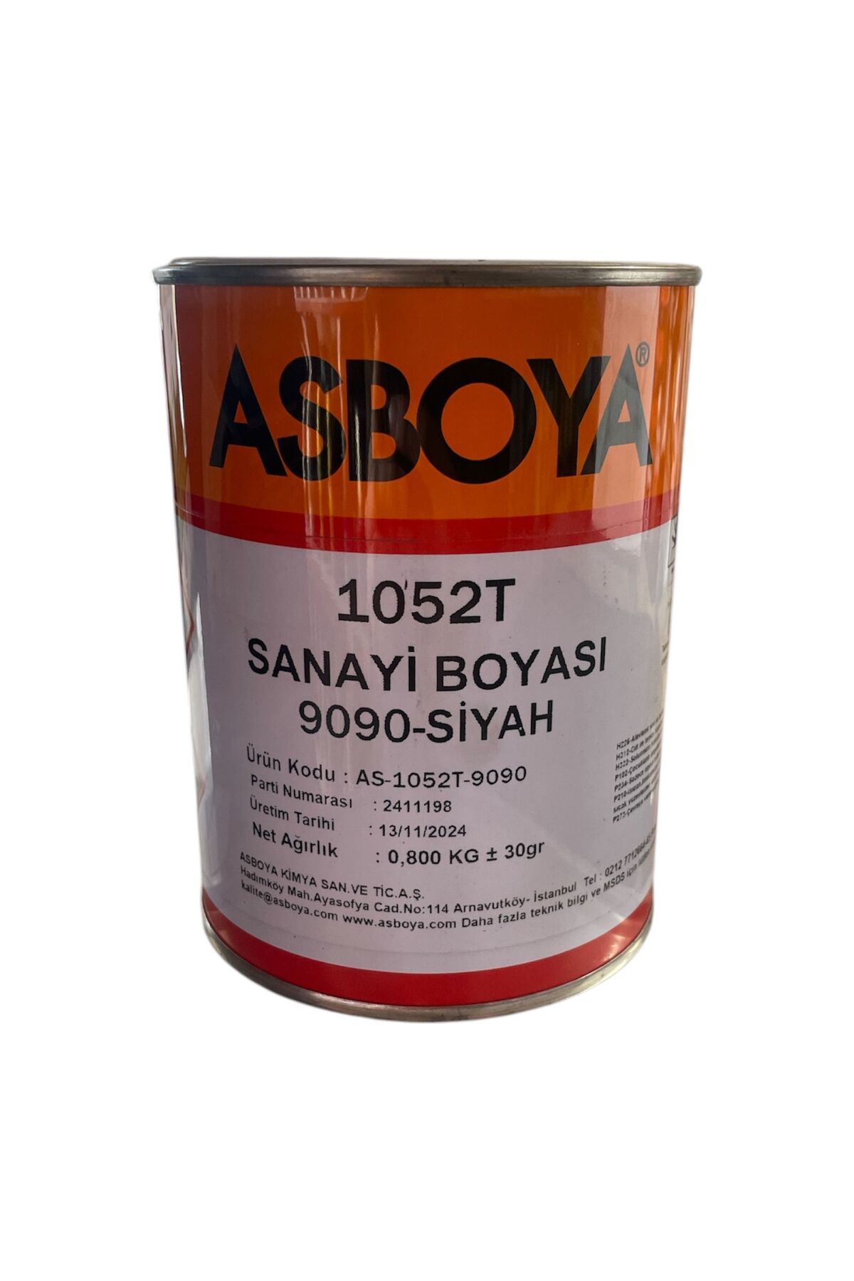 AS BOYA SANAYİ BOYASI SİYAH