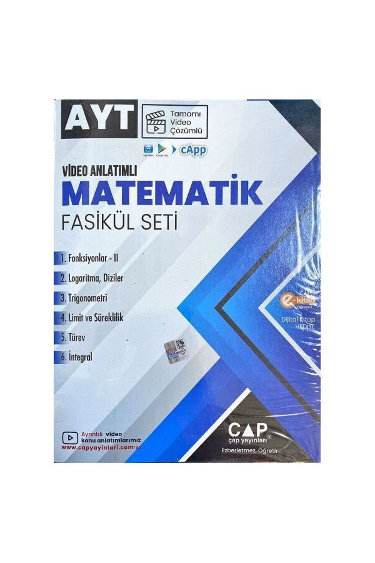 Çap Yayınları Çap AYT Matematik Fasikülleri Seti Çap Parlayan Proje Ayraç Hediye