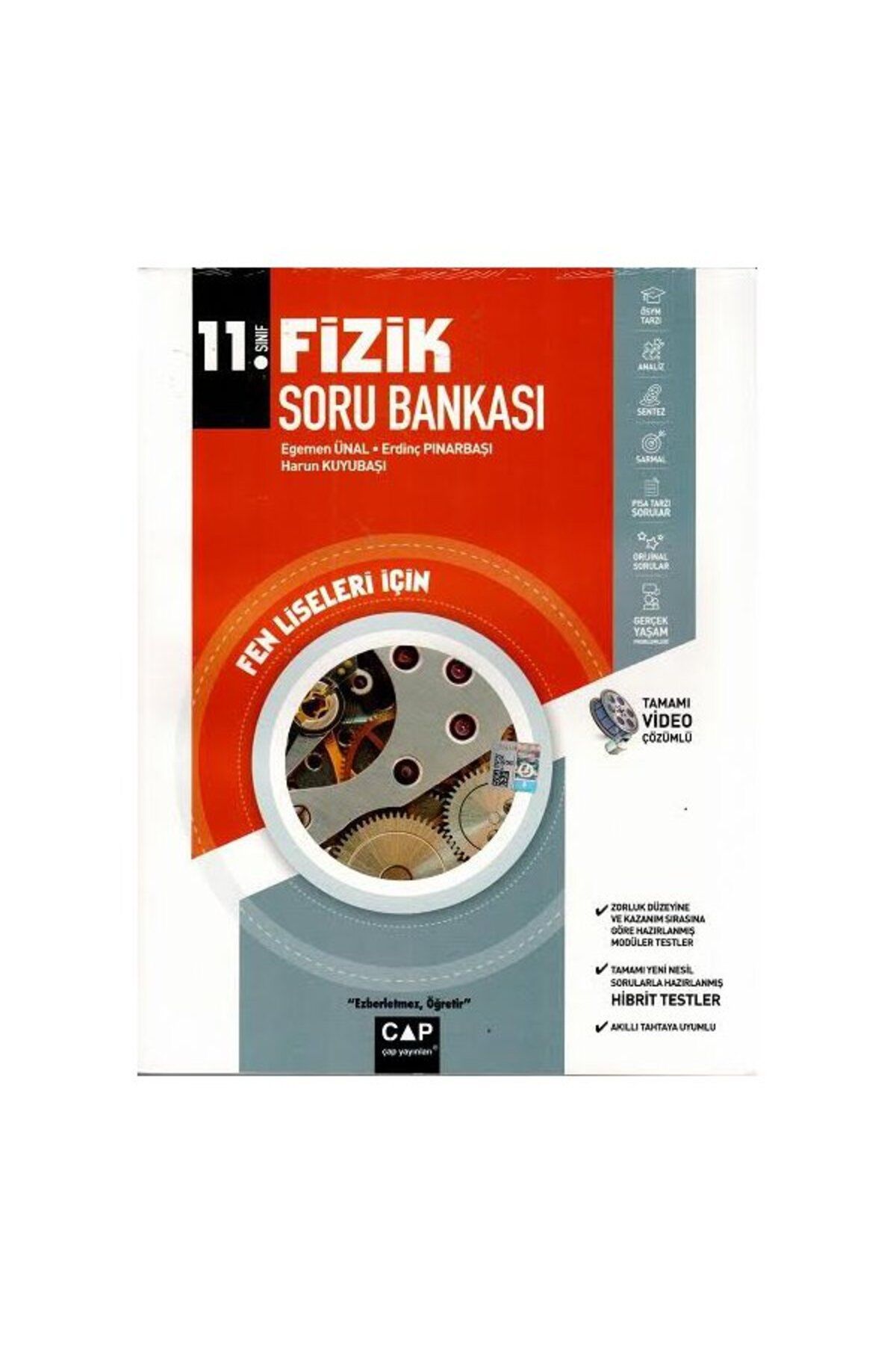 Çap Yayınları Çap 11. Sınıf Fen Lisesi Fizik Soru Bankası Parlayan Proje Ayraç Hediye