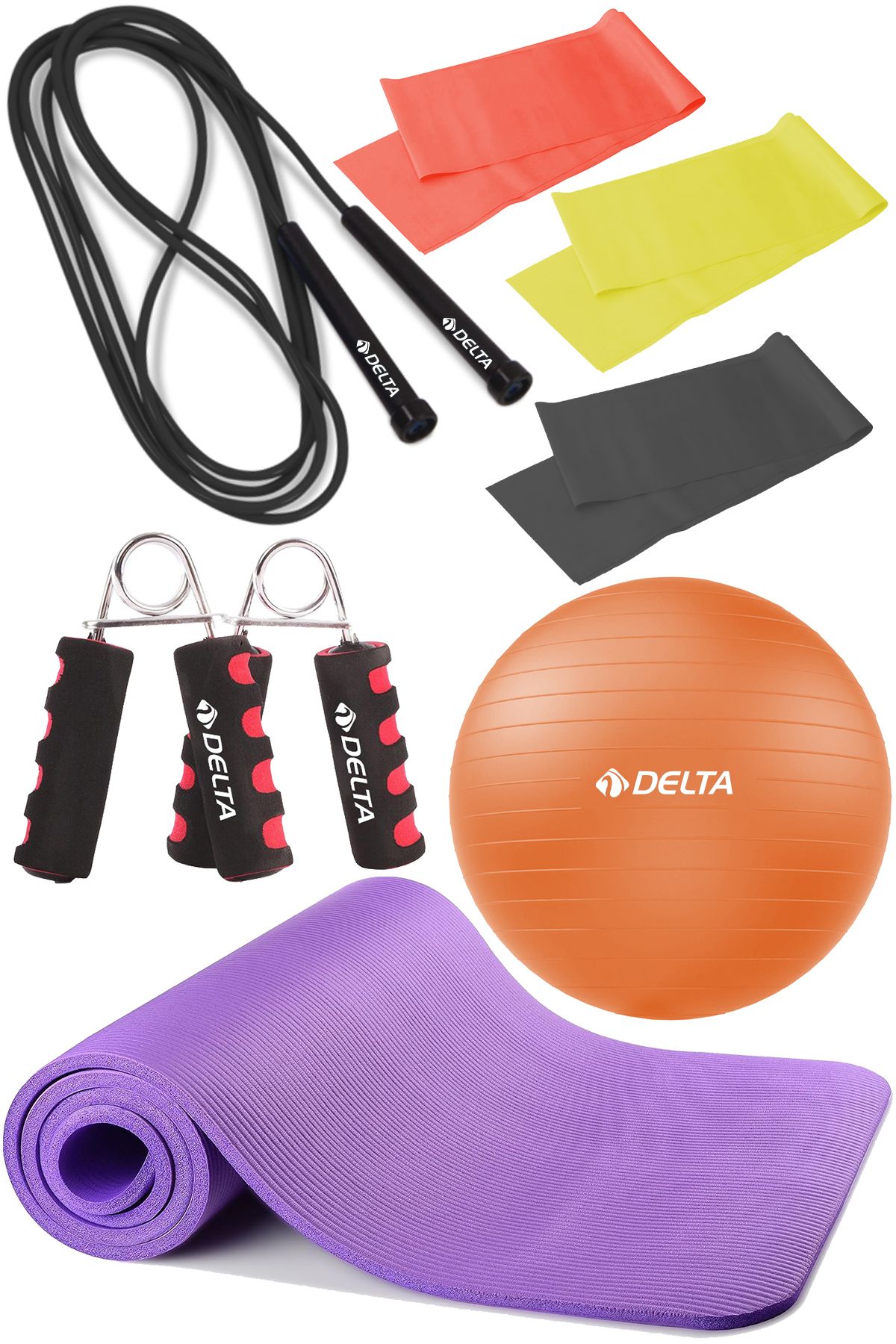 Elya Pilates 10 mm Minderli Pilates Seti - Evde Kolay Antrenman İçin İdeal!