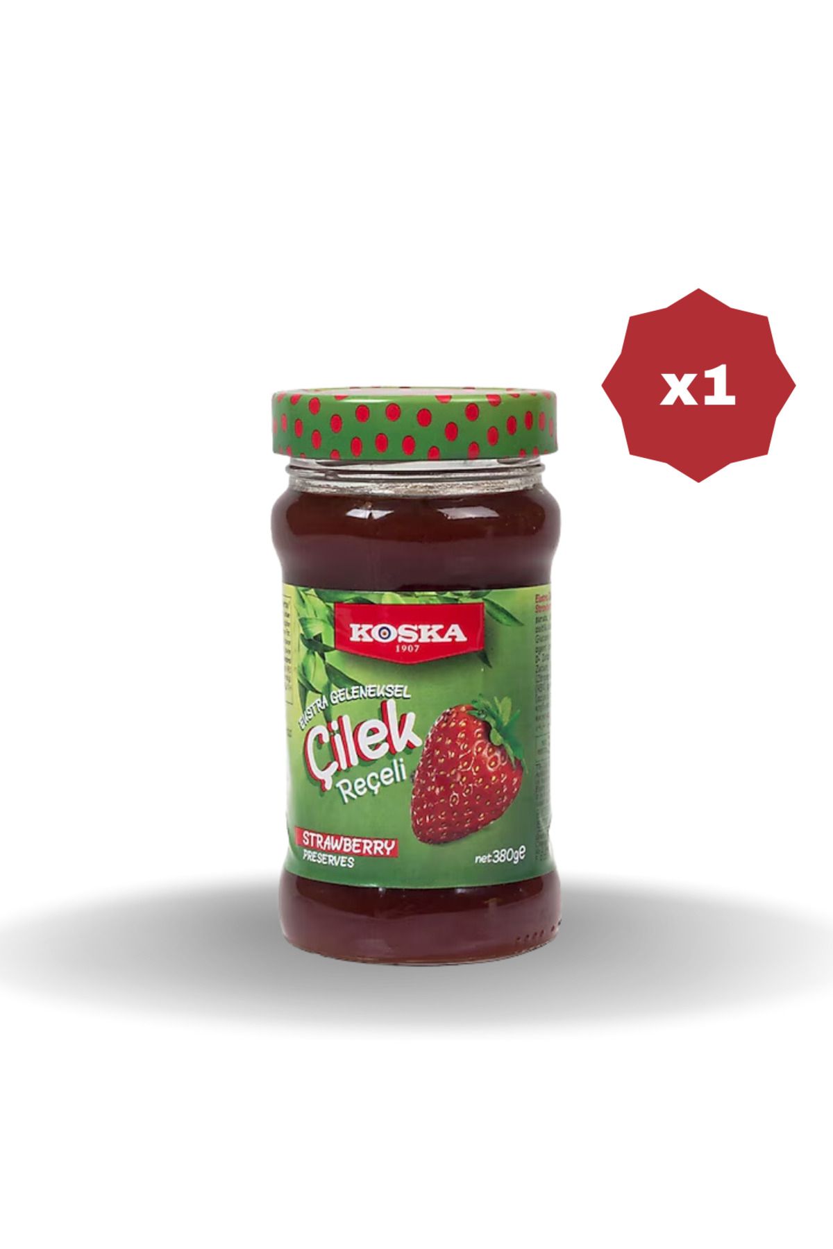 Koska ÇİLEK REÇELİ 380 GR - (1 ADET)