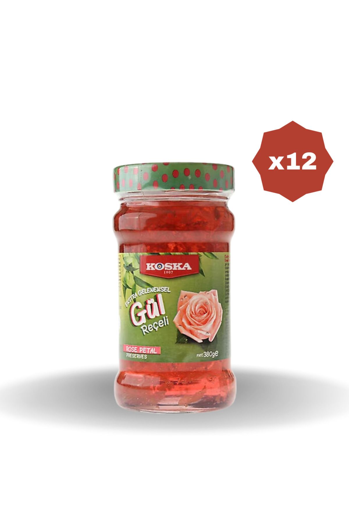 Koska GÜL REÇELİ 380 GR - (12 ADET)