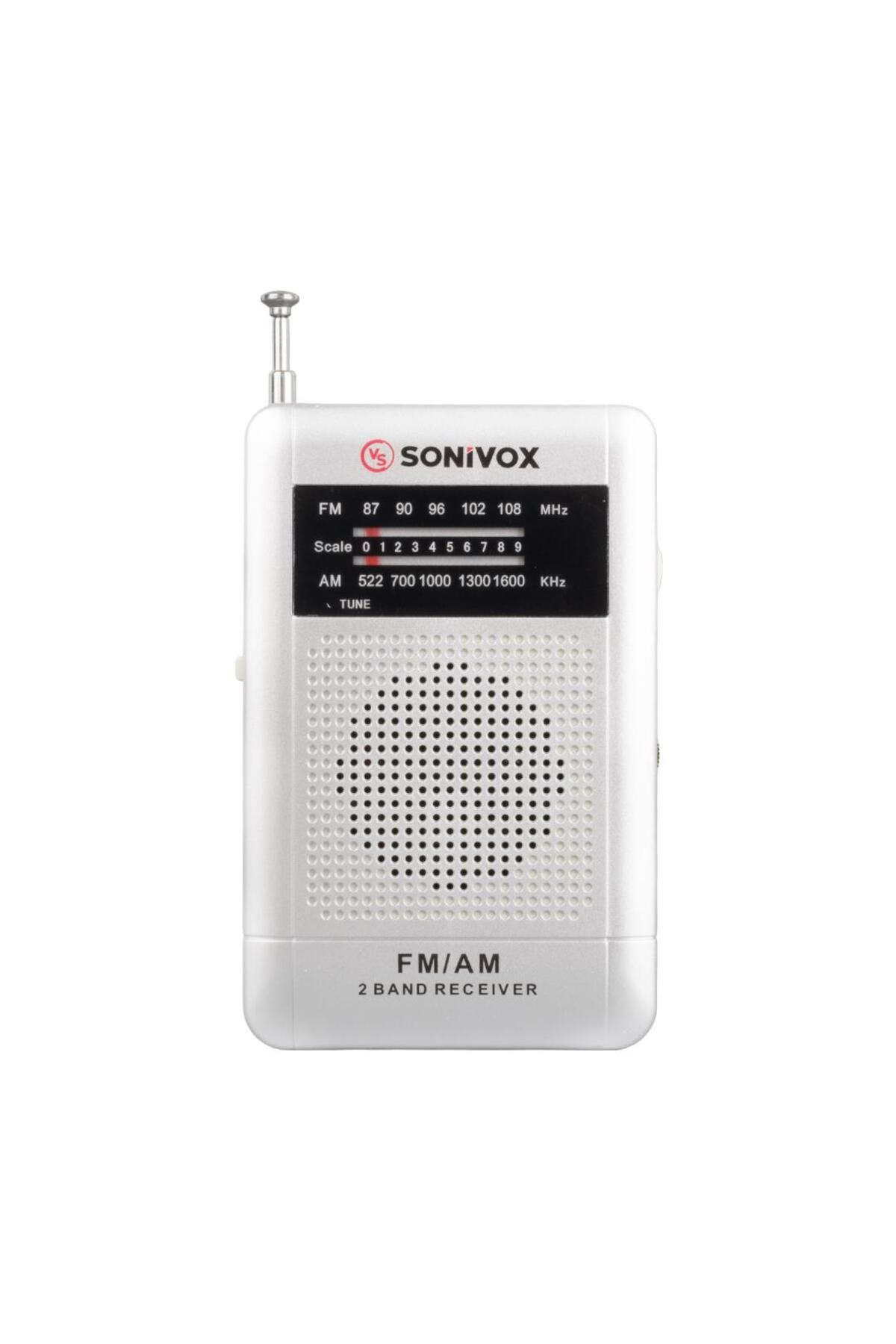 VS-R115 GÜMÜŞ RENK CEP TİPİ ANALOG FM RADYO