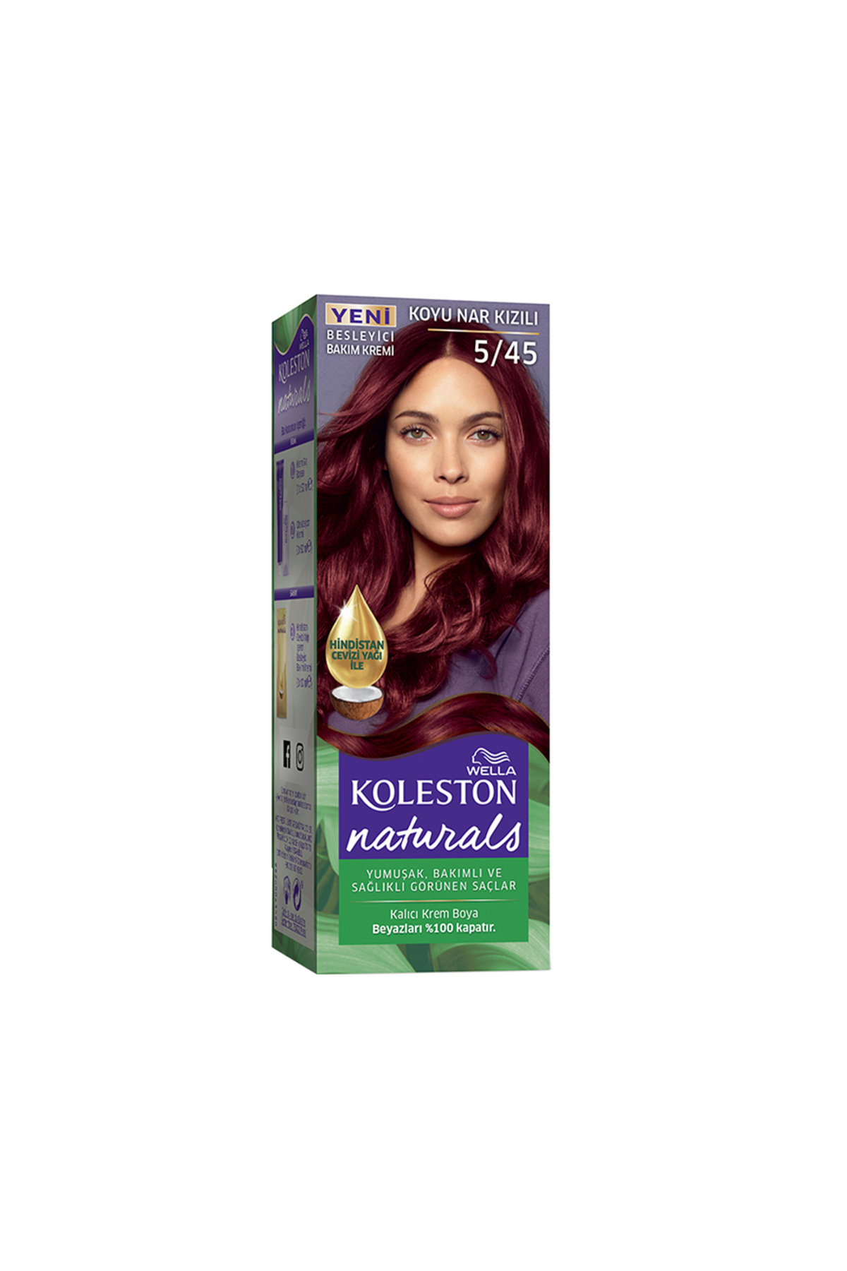 ولا Koleston Naturals Maxi 5/45 قرمز اناری تیره