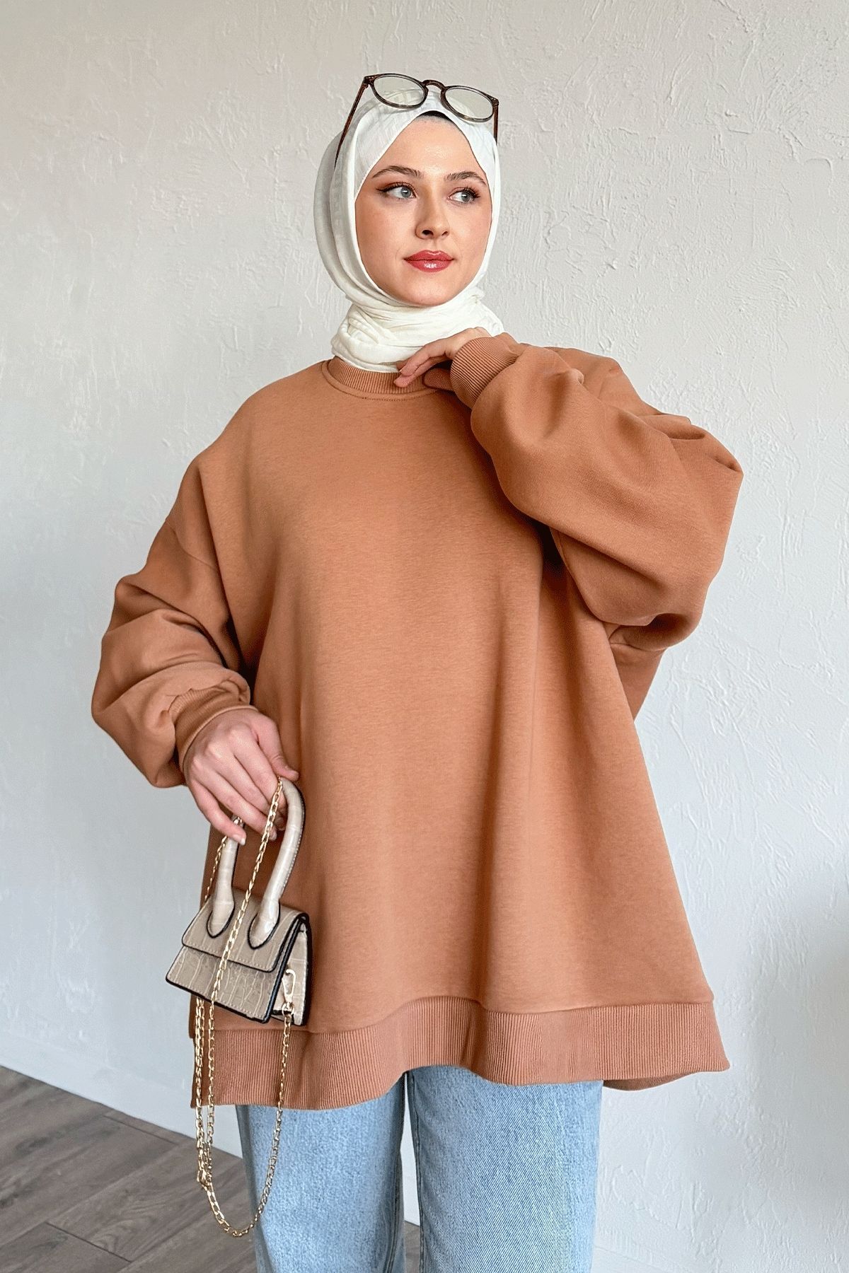 InStyle-Φούτερ Basic Camel Color Raised 2