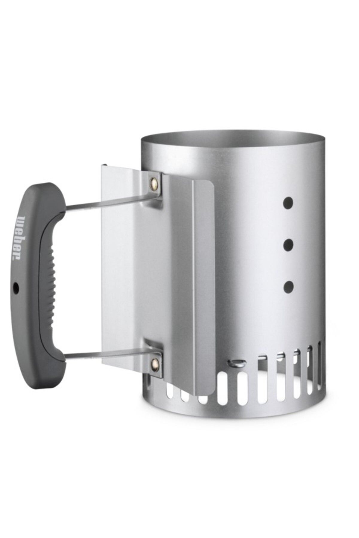 WEBER-Rapidfire Compact Elegant Charcoal Chimney Starter with Ergonomic Handle 2
