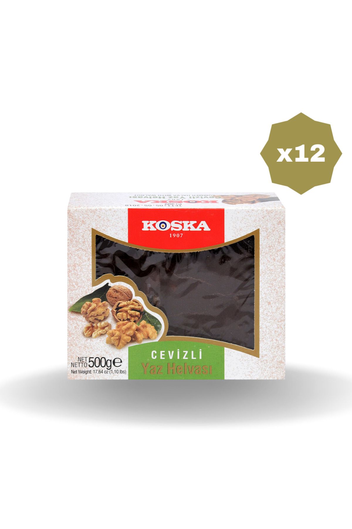 Koska CEVİZLİ HELVA 500 GR - (12 ADET)