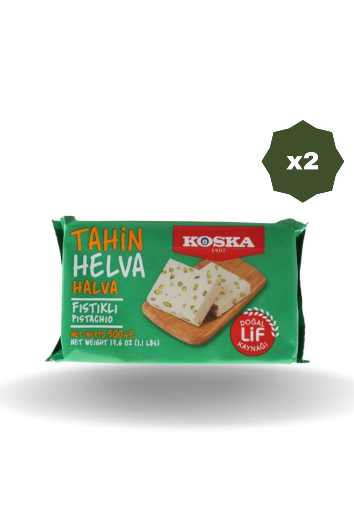 Koska ANTEP FISTIKLI HELVA 500 GR - (2 ADET)