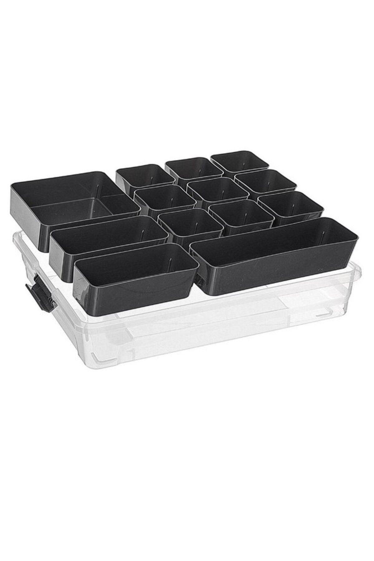 Five Simply Smart-Samba Durable Polypropylene Storage Compartment Box 4.8 Liter 4