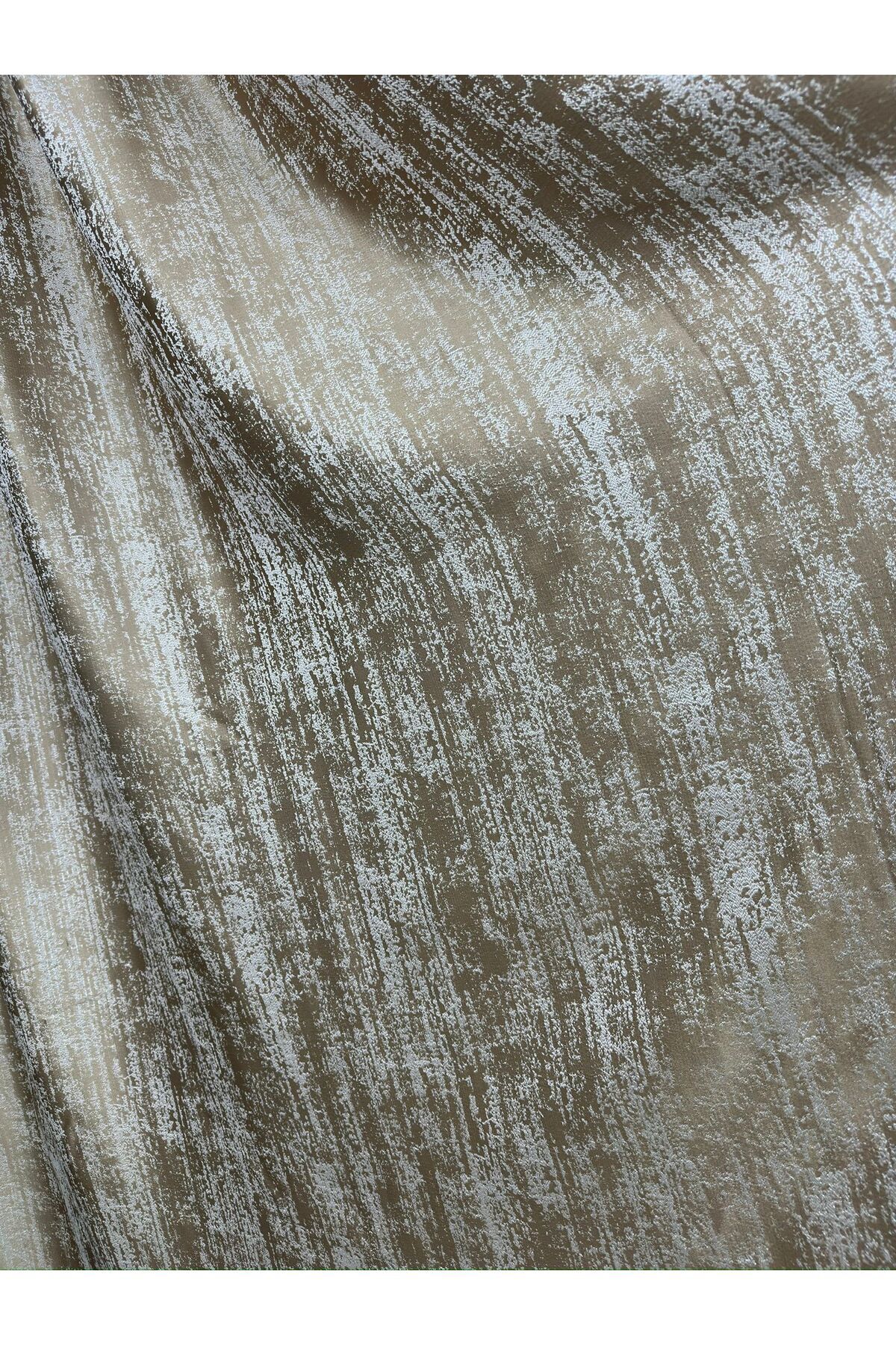 Taç-Luxury Jacquard Backdrop Curtain Gold Backdrop - Thin Line Detailed, Medium Close Pleat Backdrop 1/2.5 6