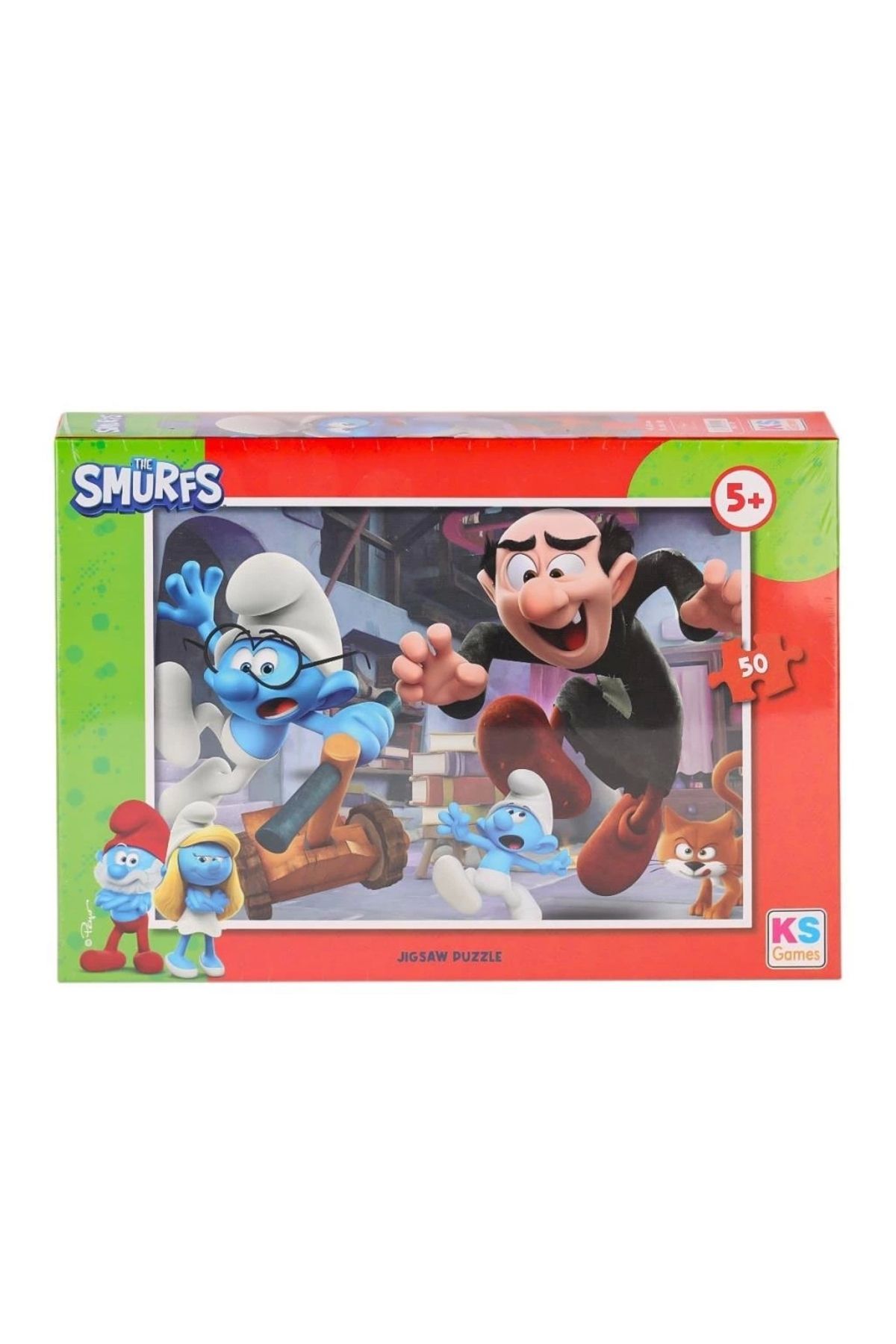 Basic Fun-Smurf 50 Piece Puzzle - Child Smr 709 2