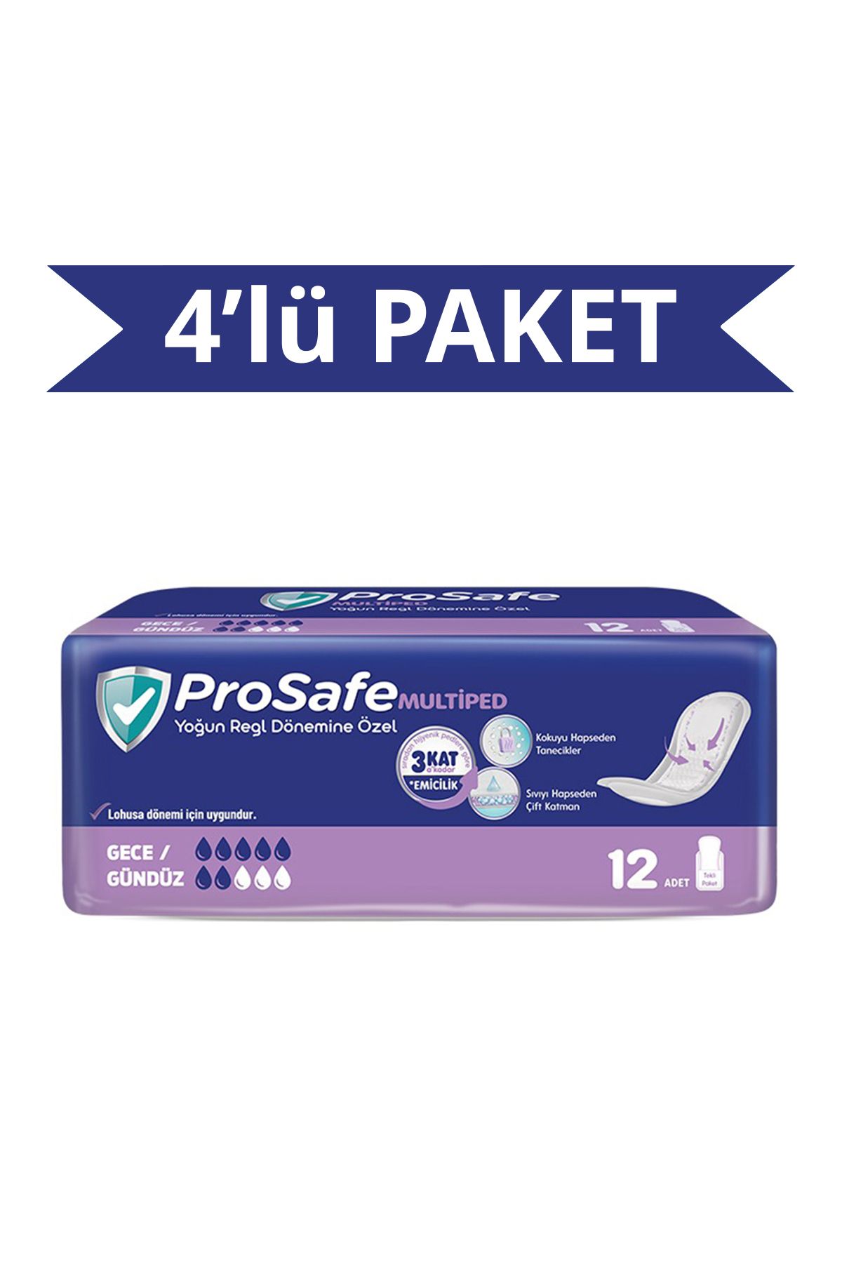 PROSAFE Multiped Gece&gündüz 12'li X4