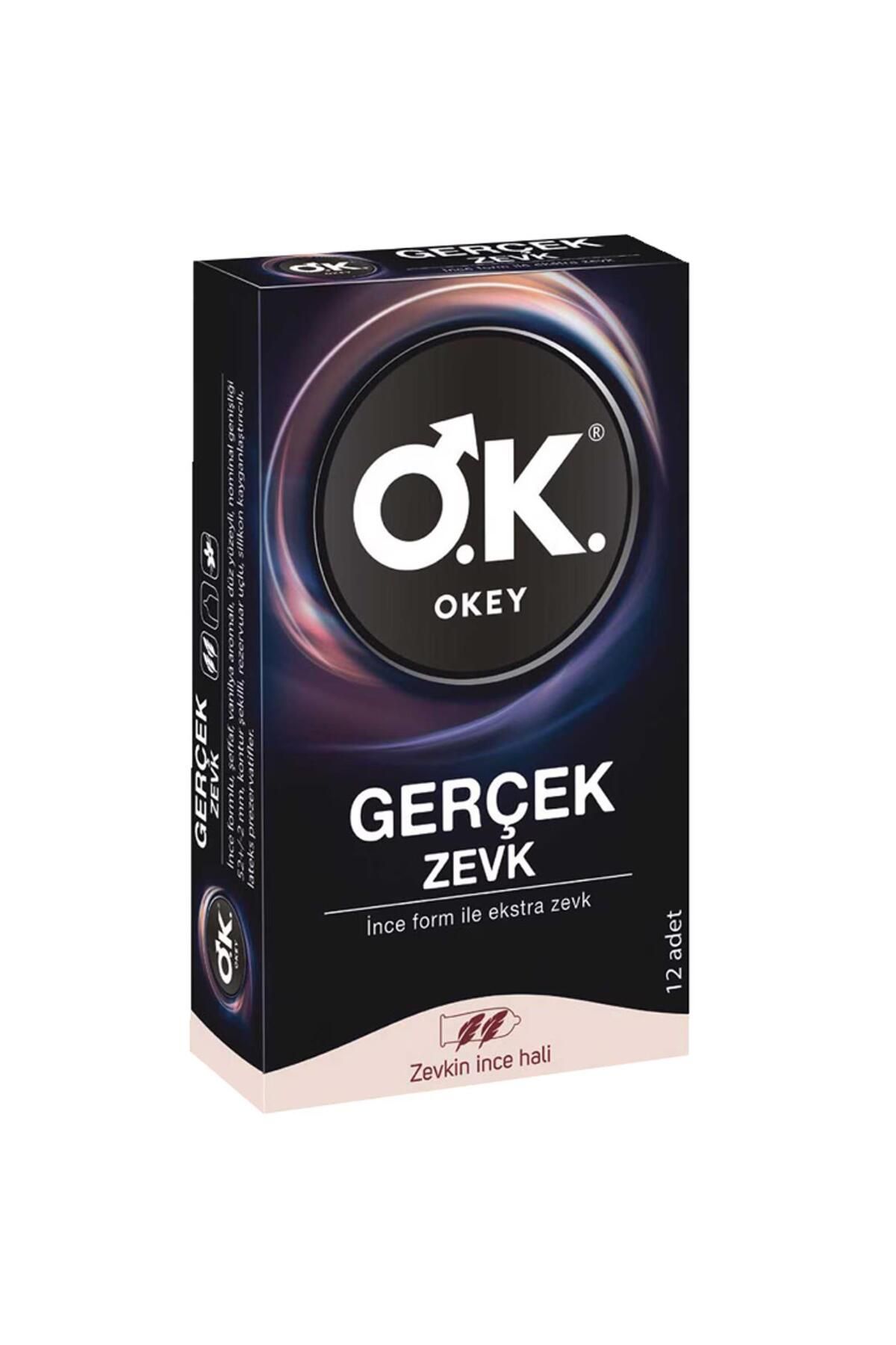 Okey Gerçek Zevk 12 Li Prezervatif