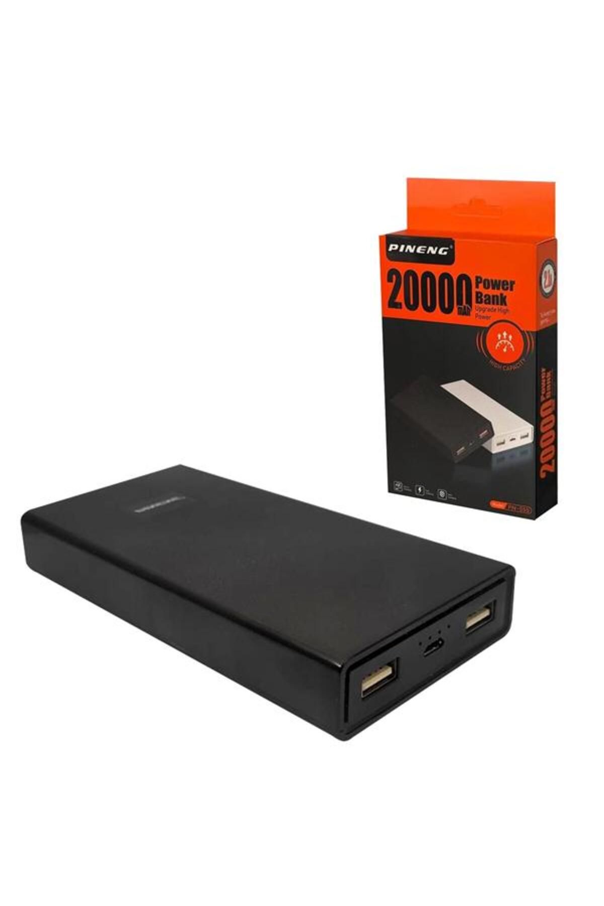 nerede bulurum Powerbank 20000 Mah 2Xusb Micro GiRiŞli Pineng Pn-555