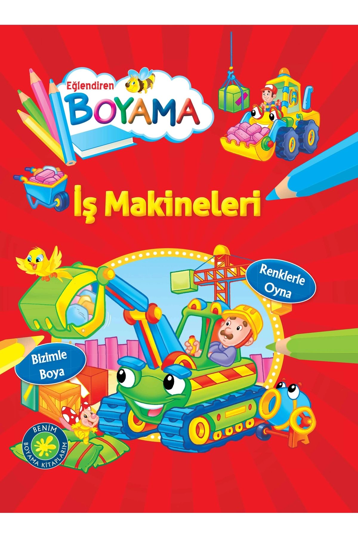 Parıltı Yayınları Eğlendiren Boyama - İş Makineleri