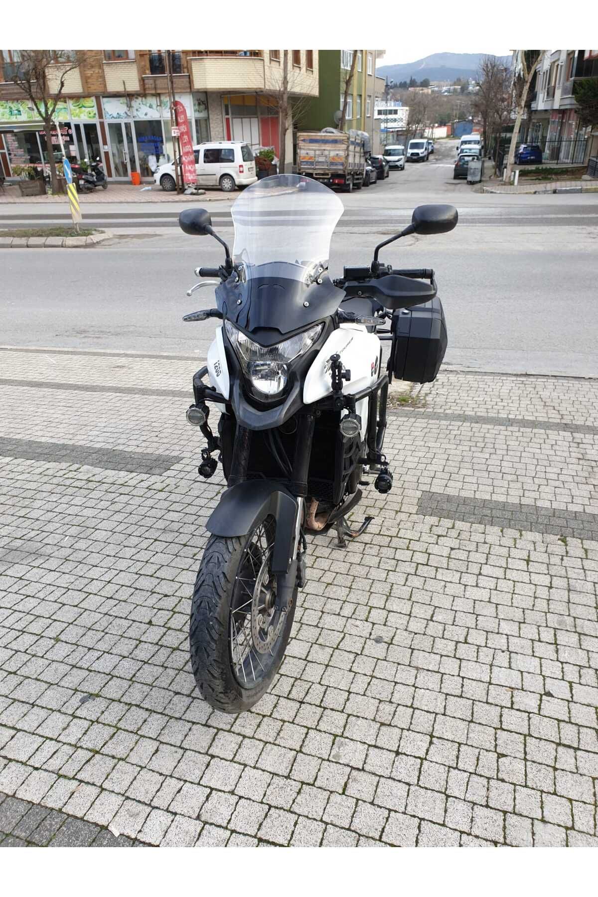 Honda VFR 1200 Siperlik Ön Cam 2012-2015 Model 50cm Şeffaf Renkli 4mm