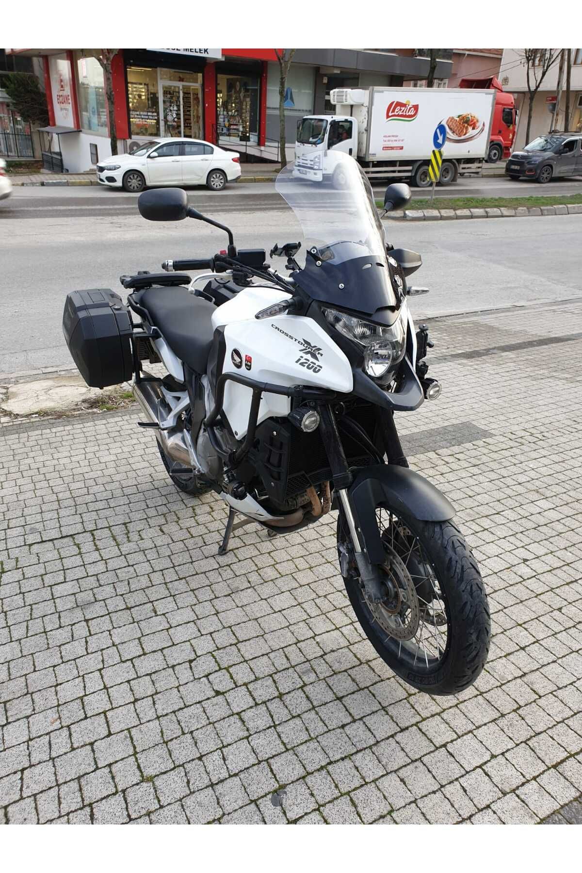 Honda VFR 1200 Siperlik Ön Cam 2012-2015 Model 50cm Şeffaf Renkli 4mm
