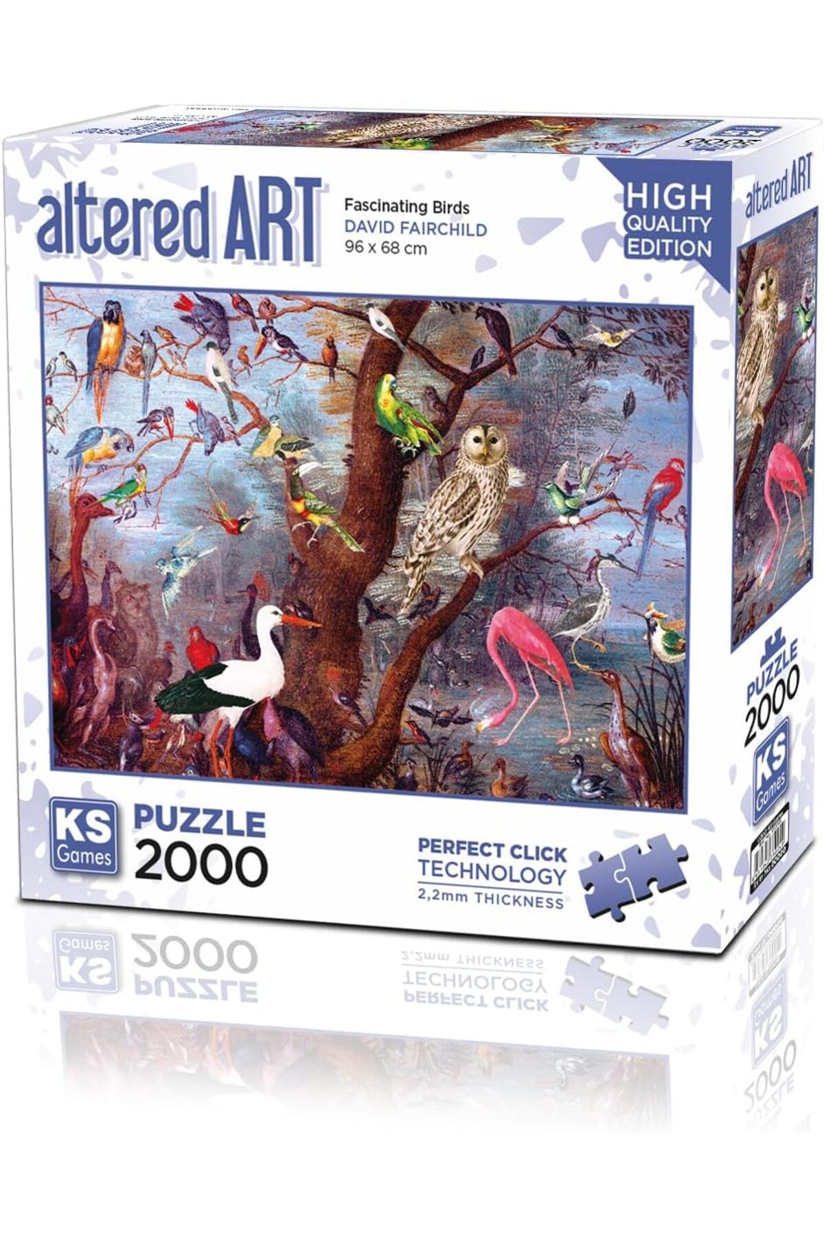 STOREMAX gelalpzr Fascinating Birds 2000 Parça Puzzle -KS Puzzle aynet 1109110