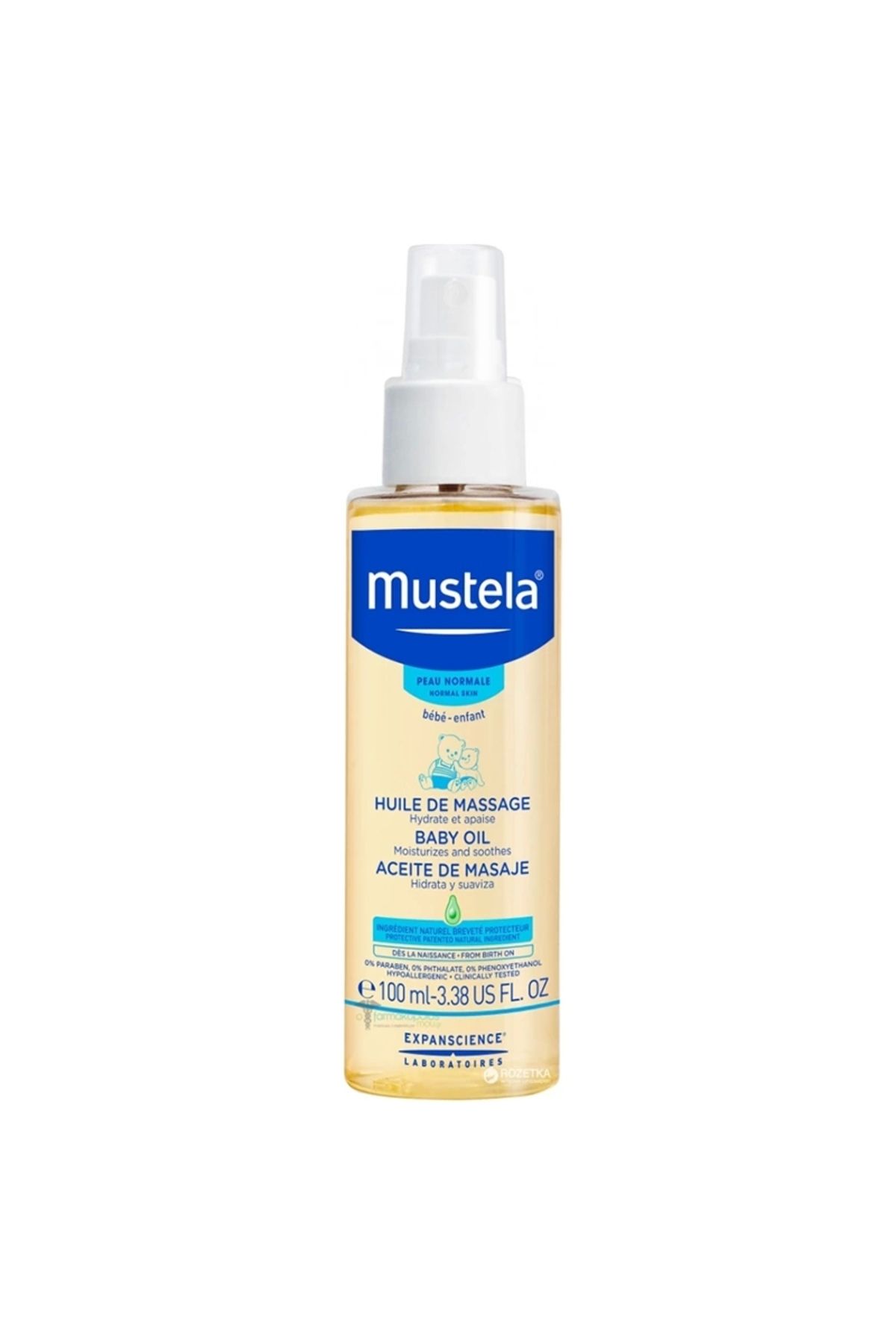 adshome Nessiworld Mustela Massage Oil Bebek Masaj Yağı 100 ml