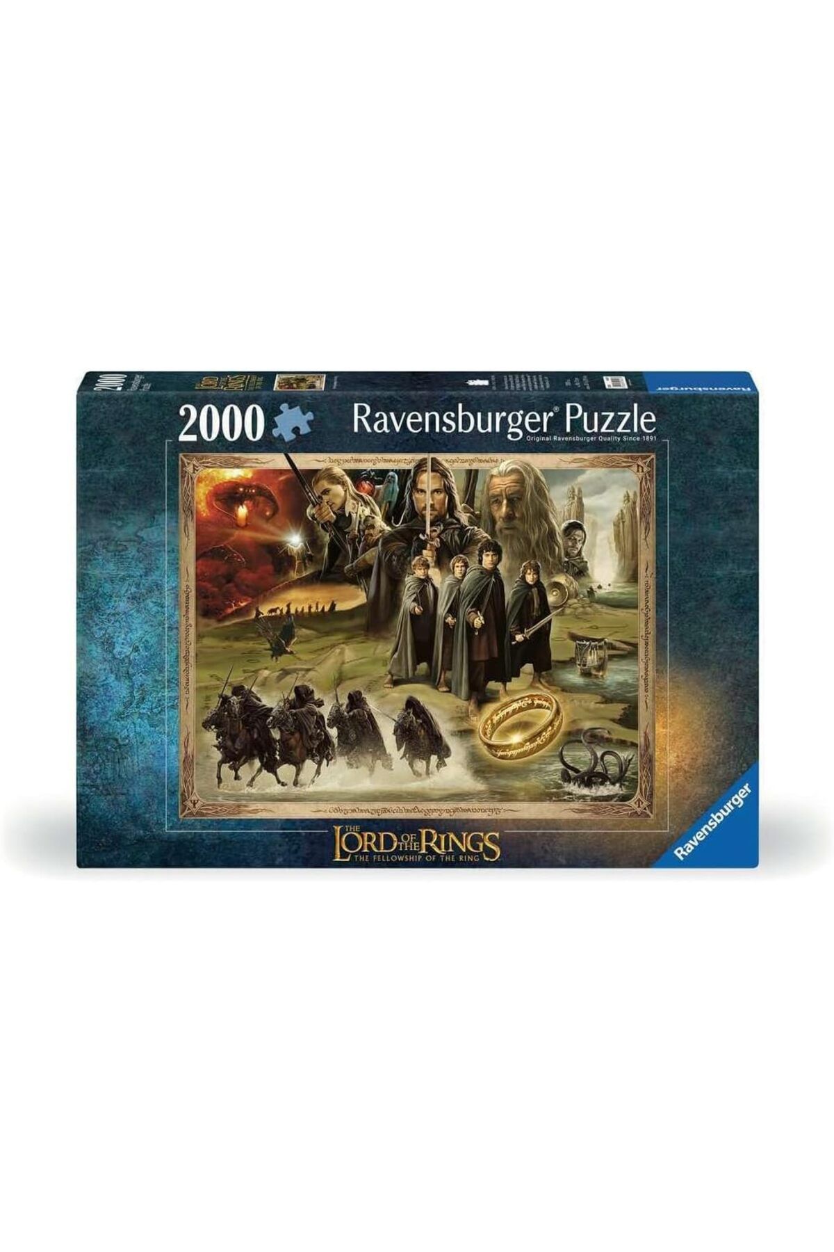 STOREMAX acelya 169276 2000 Parçalı Puzzle LOTR Yüzük Kardeşliği, Renkli Star Shop Trend 1058548