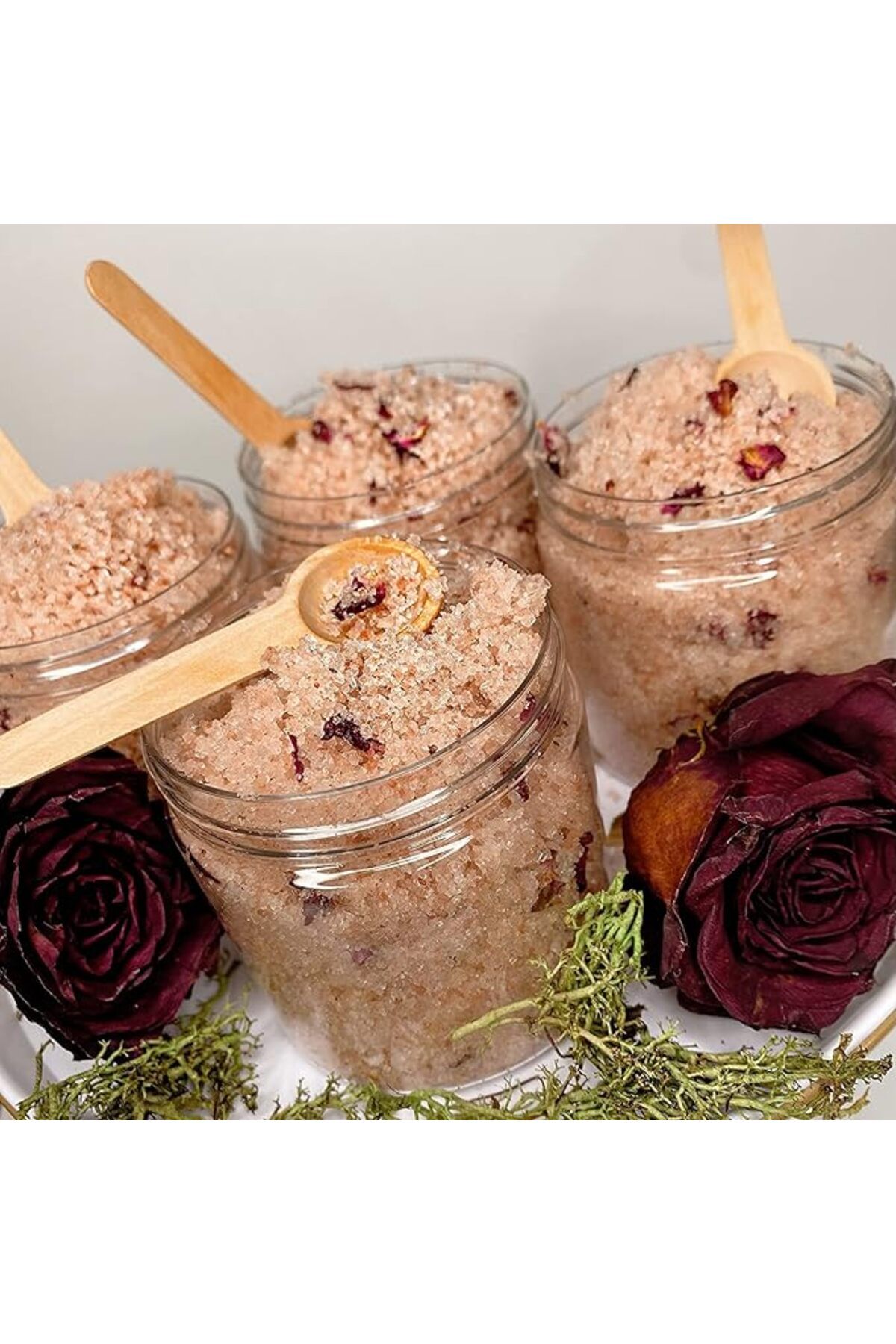 fulina-60 PCS Mini Wooden Spoons, Small Bath Salt Spoon, Baby Spoon for Spice Jars Seasoning Honey Coffee 5