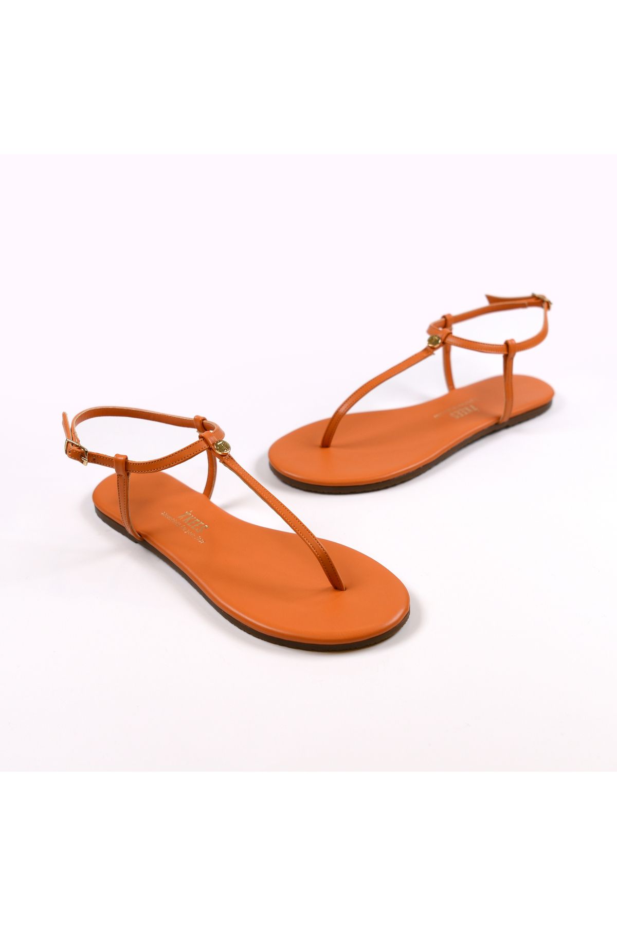 Tkees-Women's Orange Daily Sandals 1