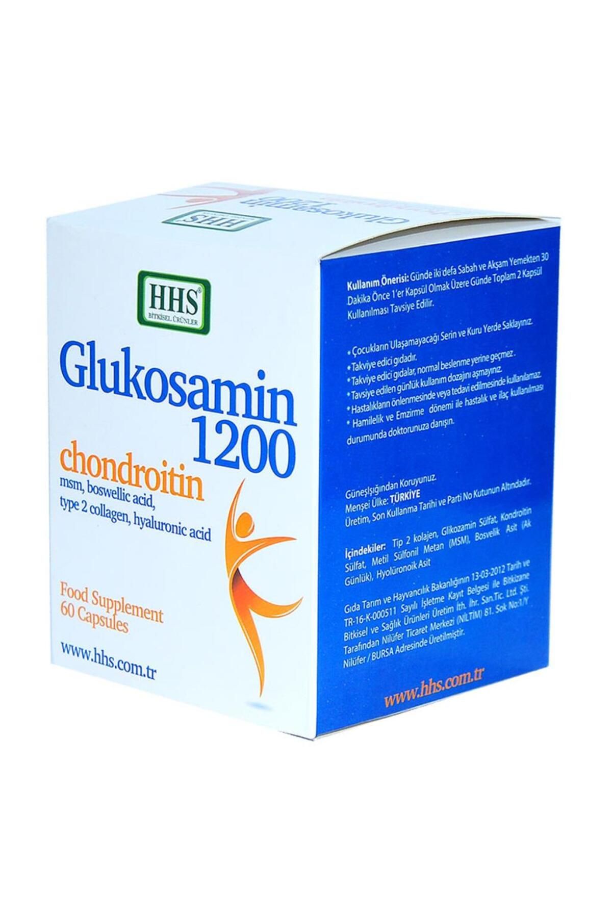 Hhs Glukosamin Chondroitin Msm Collagen Boswelic 1200mg 60kapsül