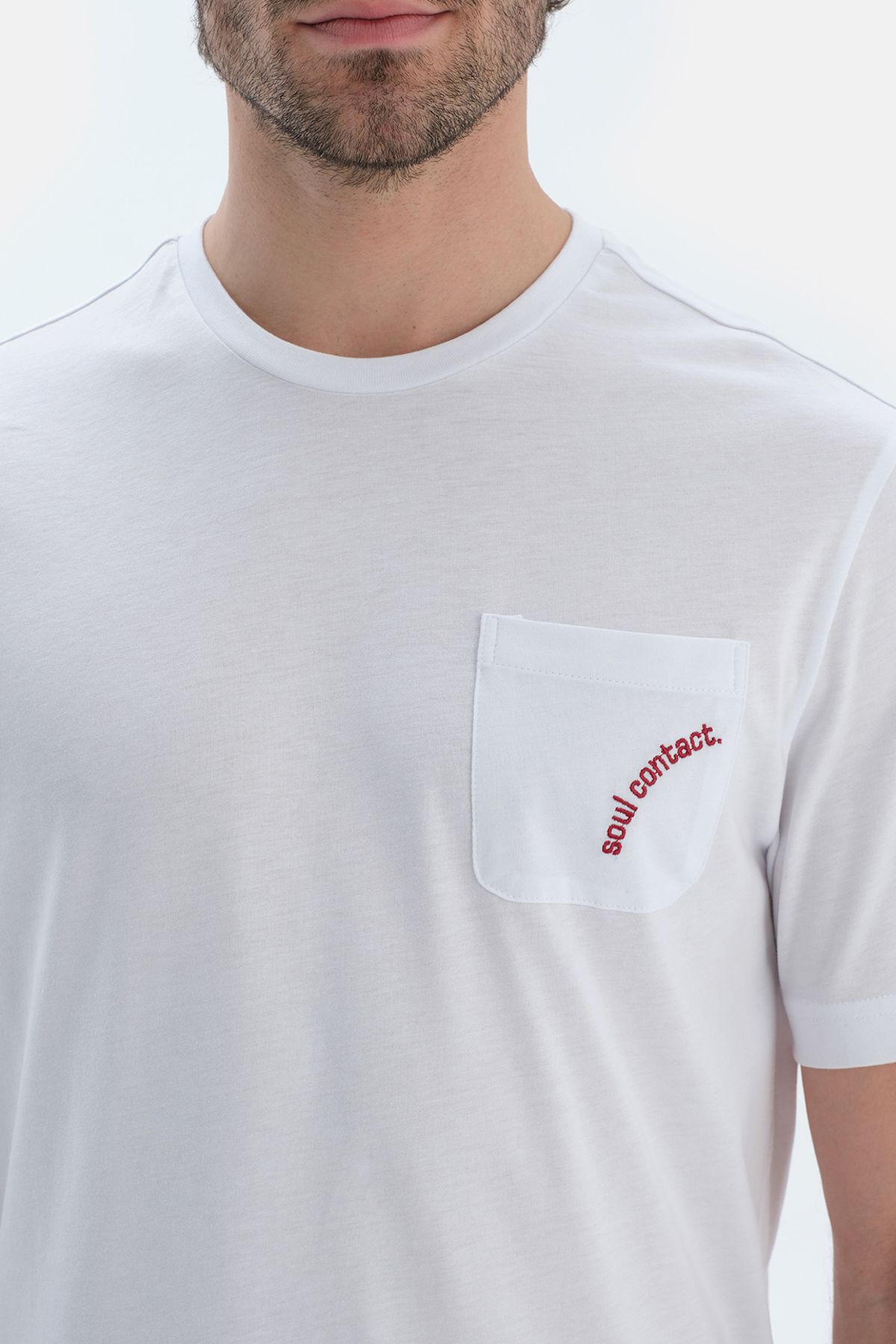 ست پیژامه مردانه ECRU موبایل مفصل آستین کوتاه T SHIRT MAGROPRIN PANTS Dagi