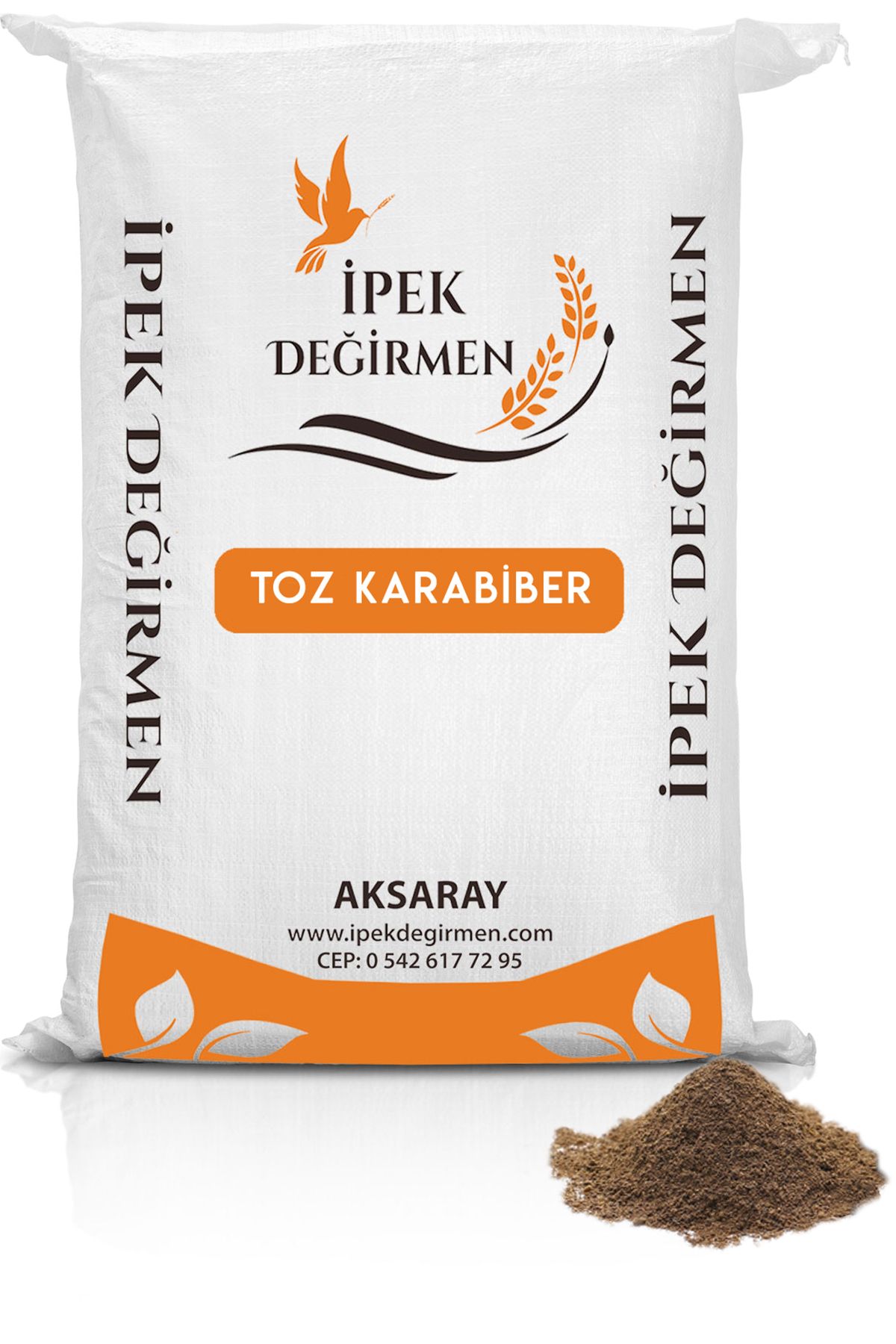 İpek Değirmen Baharat 100 gr Toz Karabiber Yemek Tatlandırıcı