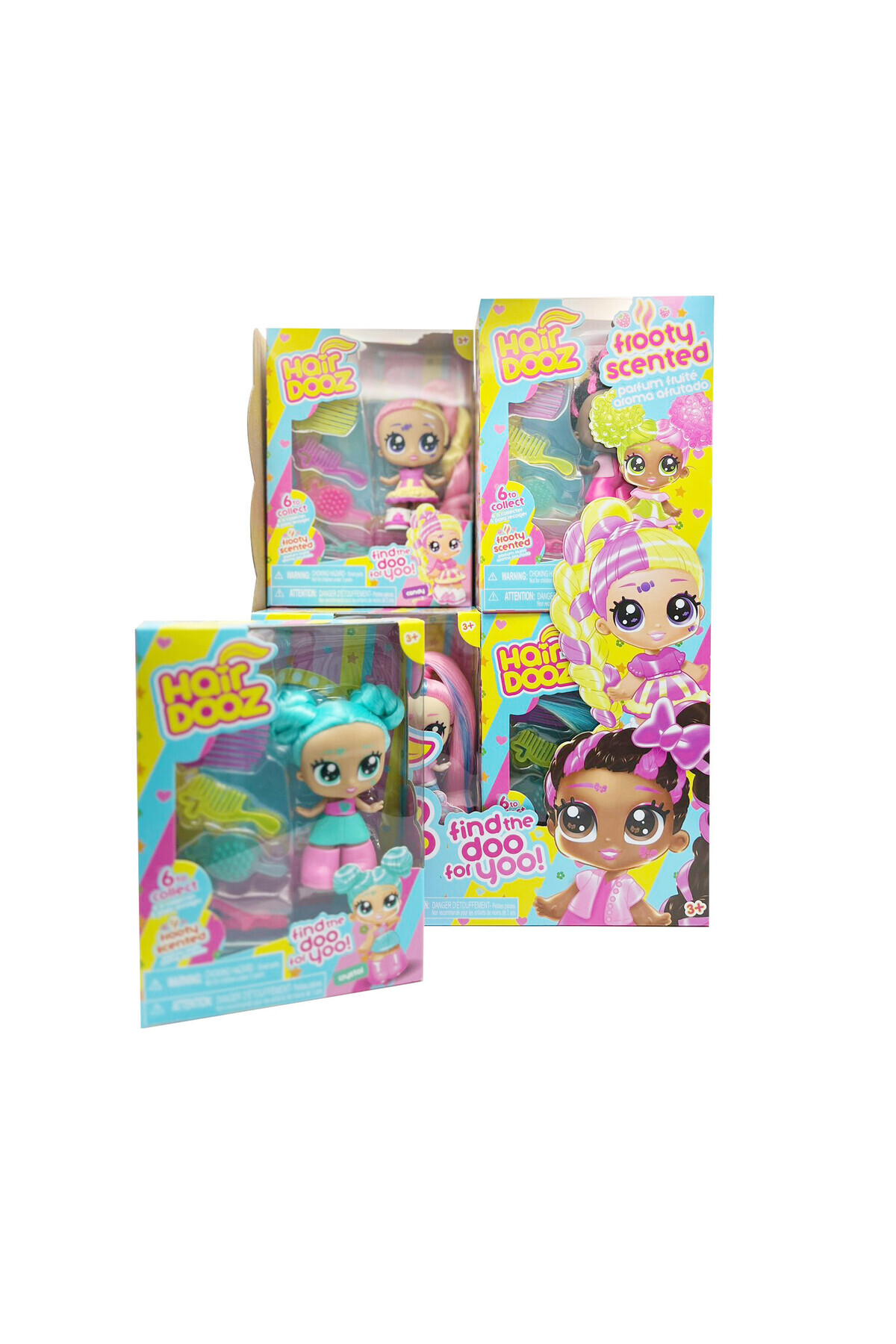 Hairdooz-Mini Dolls, Assorted (Style & Color May Vary) 1