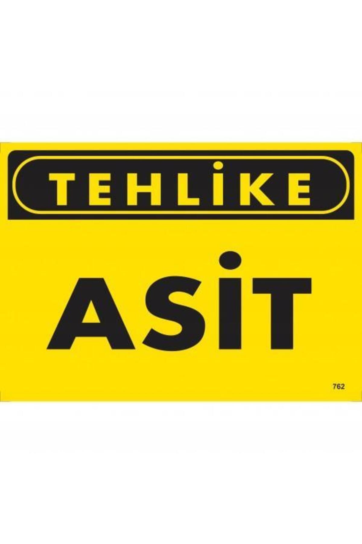 Astra Market Tehlike Asit Uyarı Levhası 25x35 KOD:762