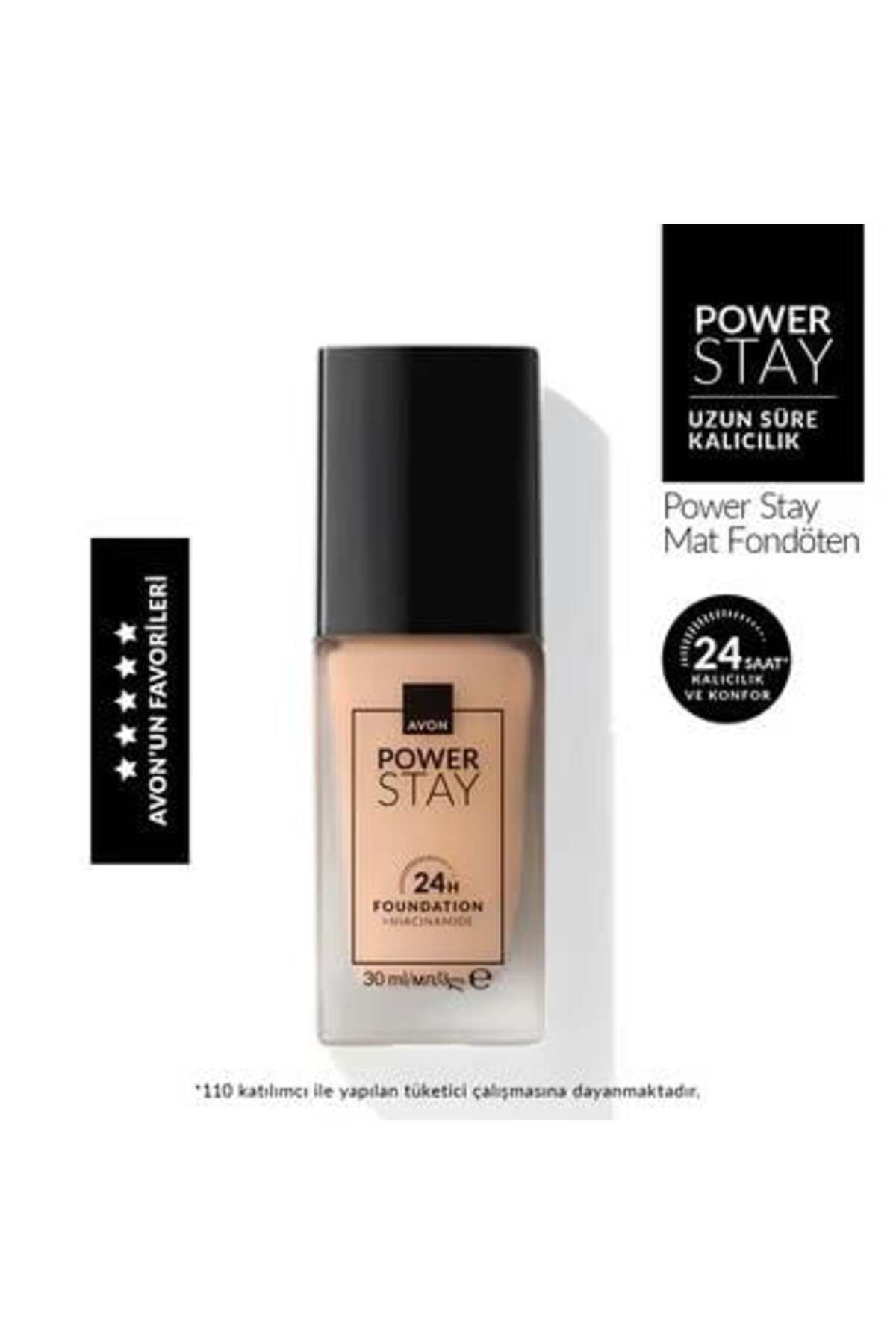 AVON Power Stay Mat Fondöten 30ml. 120N Porcelain