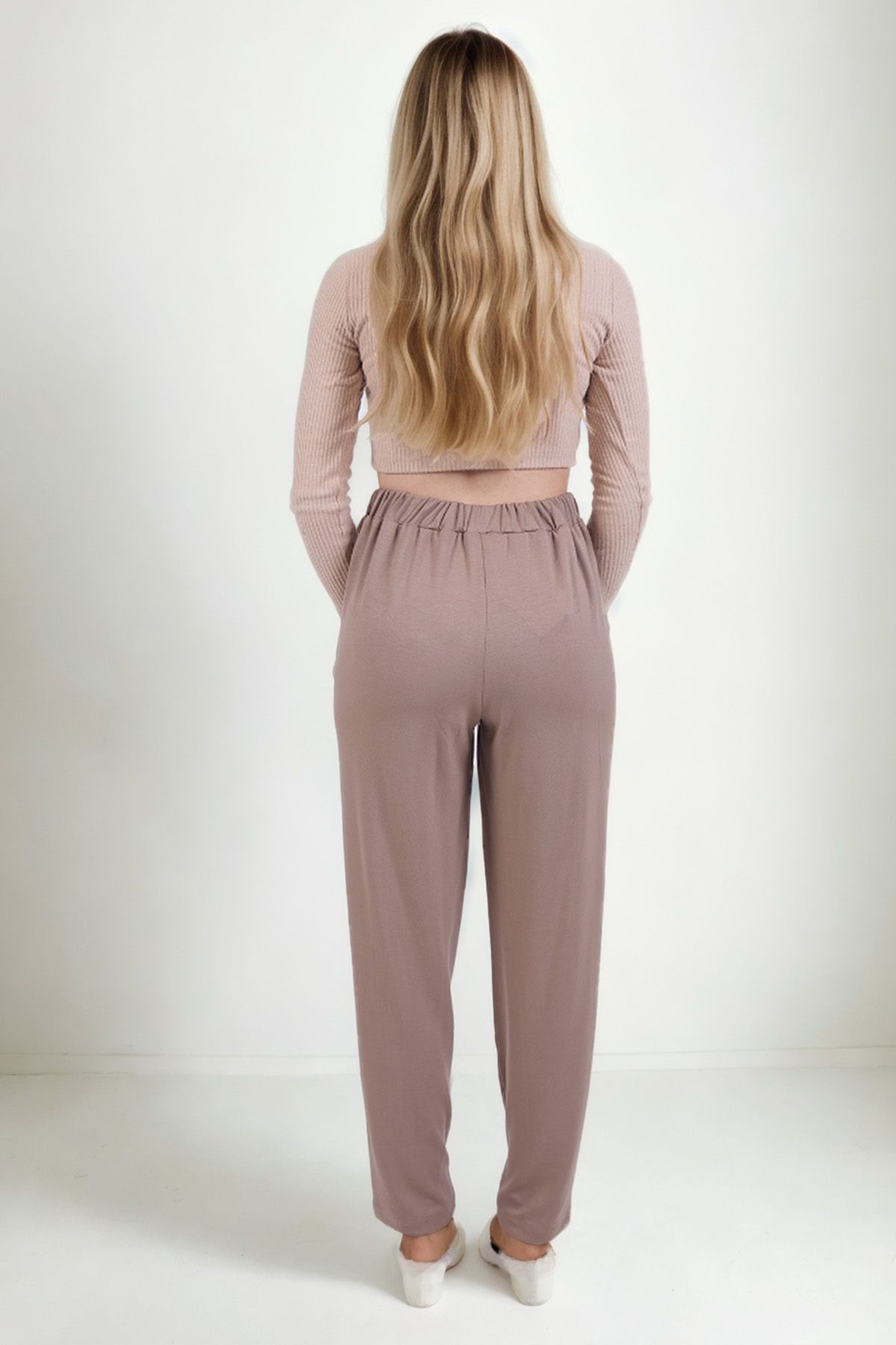 Vitrin-Modal Fabric Trousers with Button Front Zipper 5