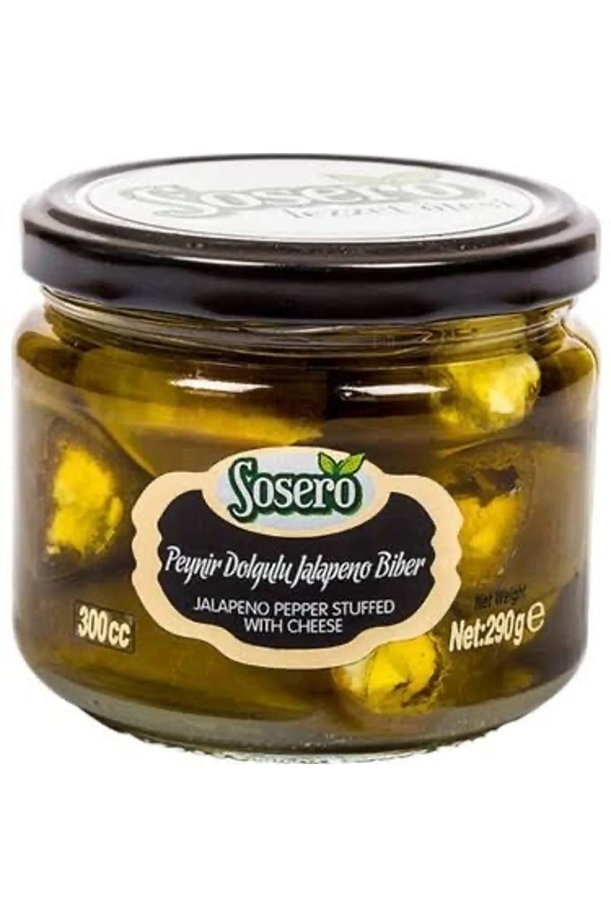 kayet Sosero Peynir dolgulu jalapeno biber 290 gr cam kavanoz