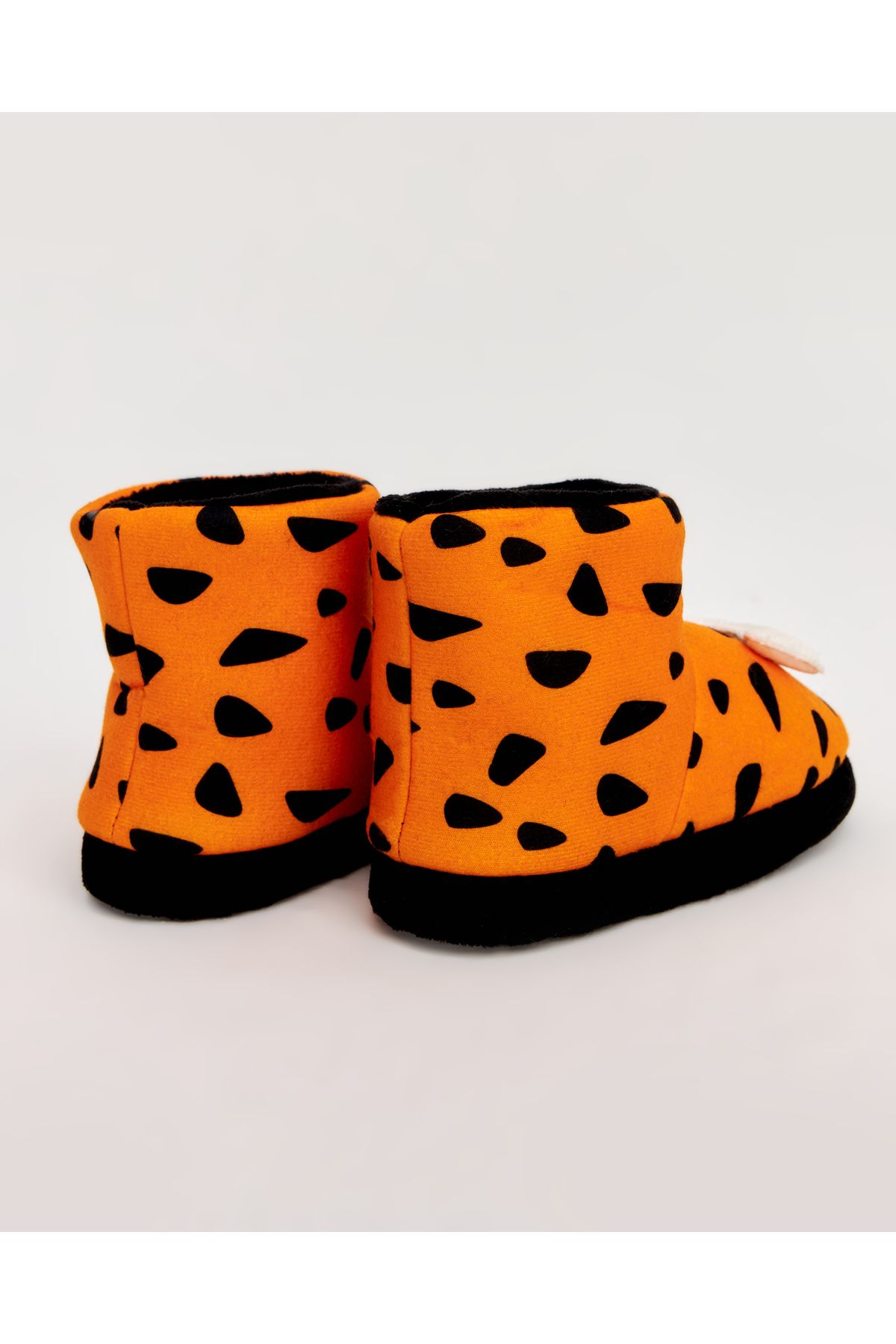 Chirpy-Shus -p Patterned Orange Children's Slippers 3