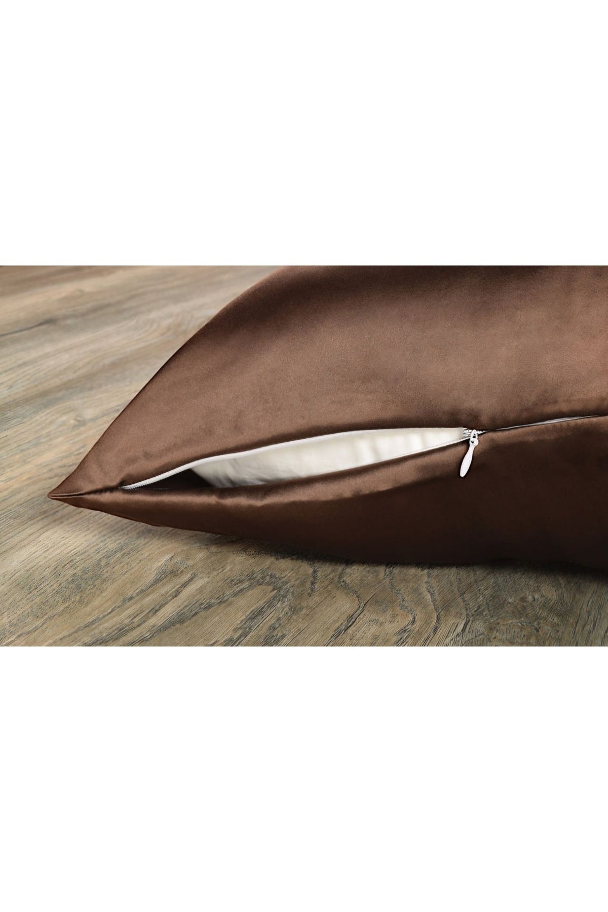 silkworm-Brown 100% Pure Silk Pillow Case 2