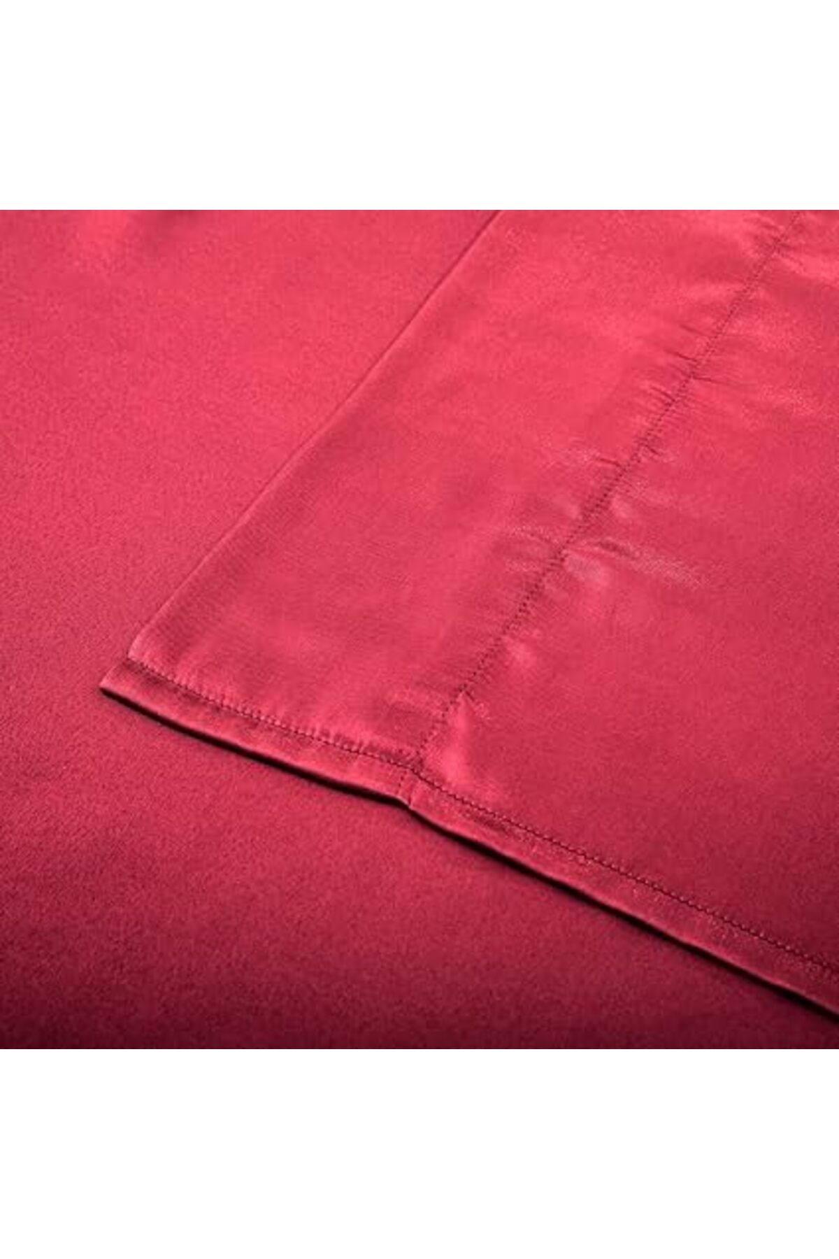 fulina-Satin Bed Sheets 4 PC King Size, Red Silk Sheet (1 Fitted Sheet,1 Flat Sheet,2 Pillowcase) 4