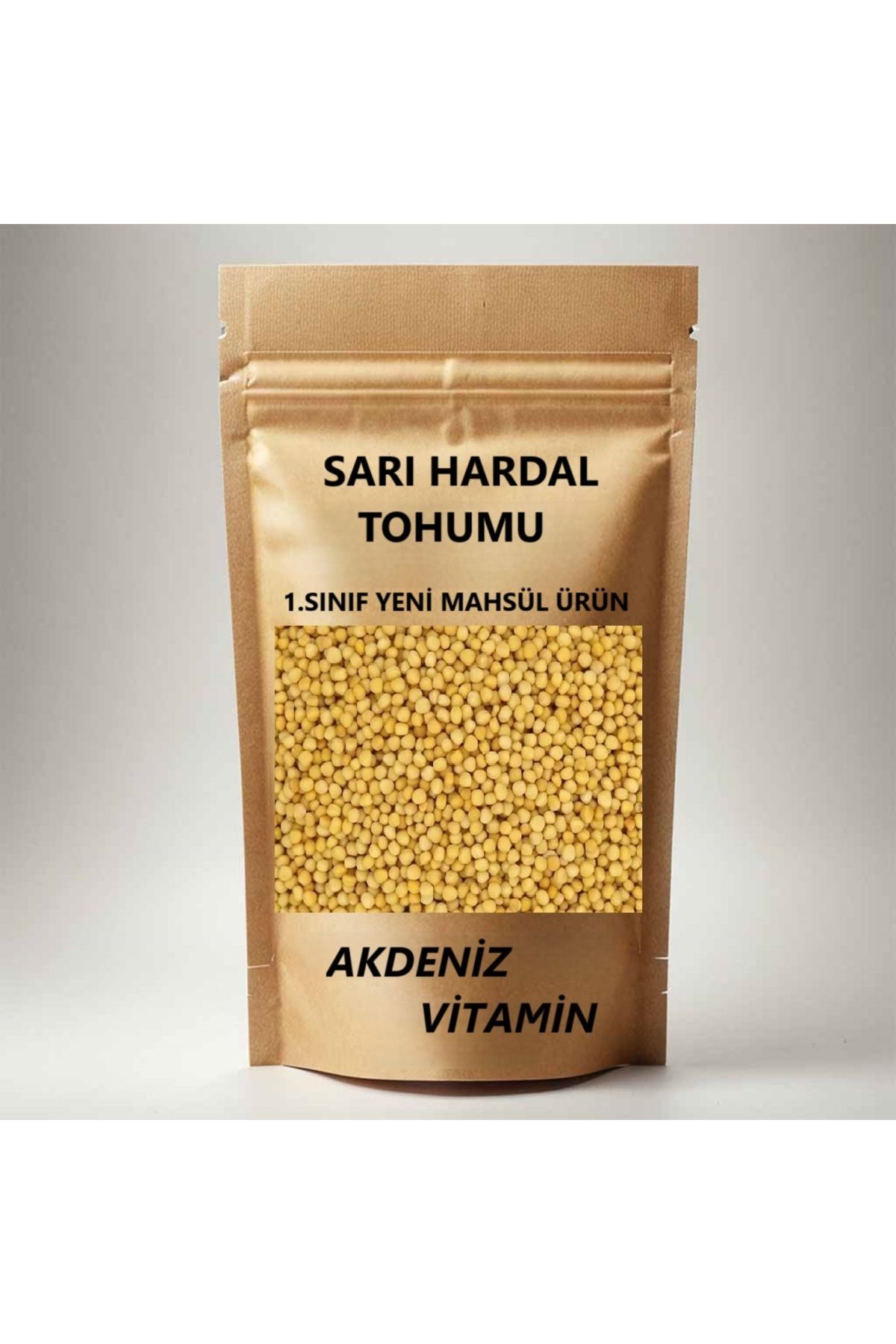 AKDENİZ VİTAMİN Sarı Hardal Tohumu 100 Gr