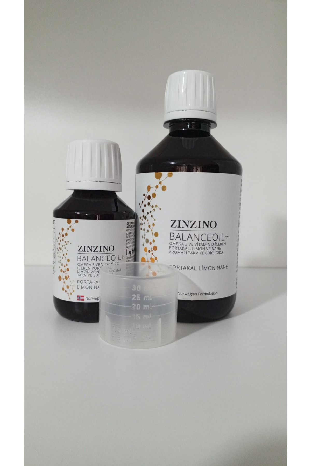 Zinzino-Balance Oil Prime Set - 300 ml and 100 ml Scale Container (1 Pcs) 2