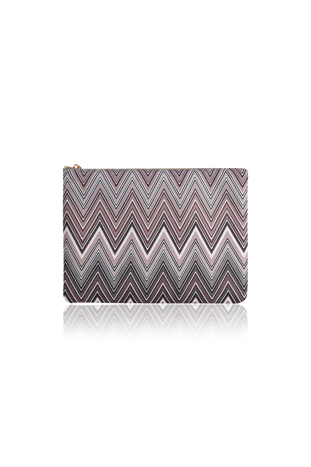 VIVION Zigzag Clutch Çanta